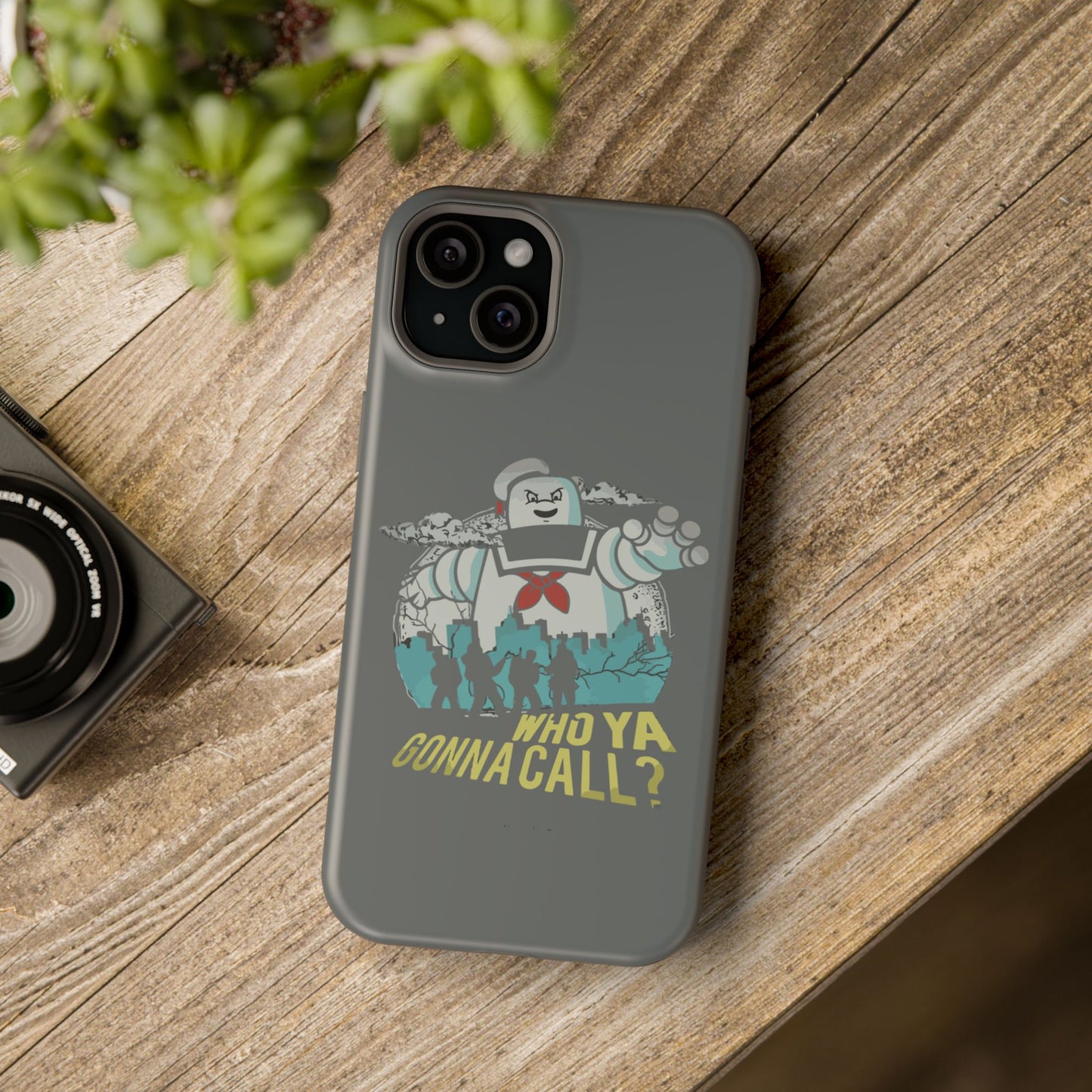 Ghostbuster-Inspired Tough Phone Case - Who Ya Gonna Call? - Perfect for Fans, Gift for Halloween, Geeky Accessories, Durable Protection