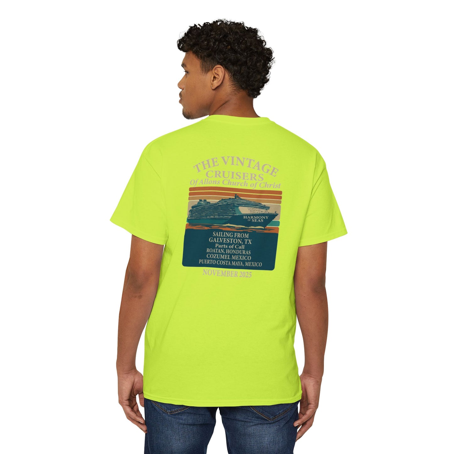 Retro Pocket Tee Allons Church of Christ Cruise 2025 Unisex T-Shirt