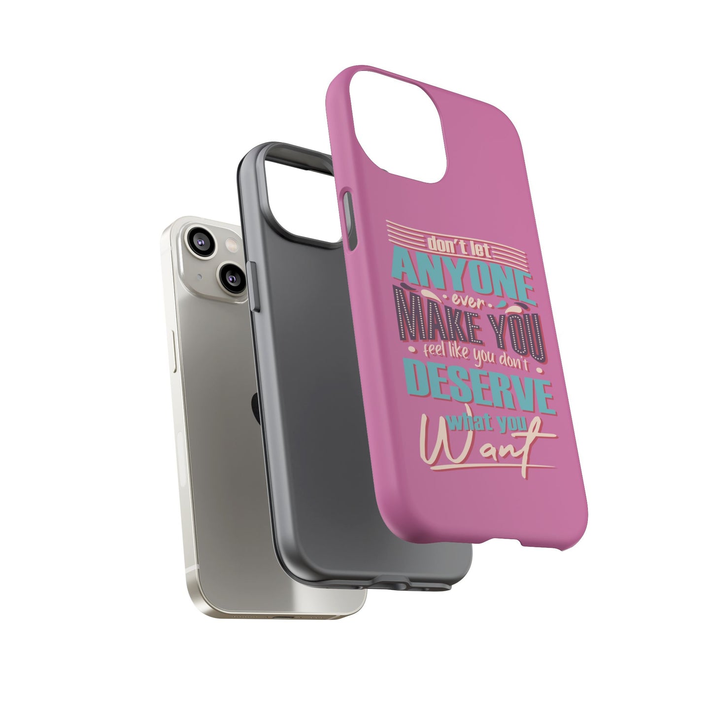 Inspirational Phone Case, Motivational Phone Cover, Tough Cases for Her, Gift for Friends, Self-Love Quote Case