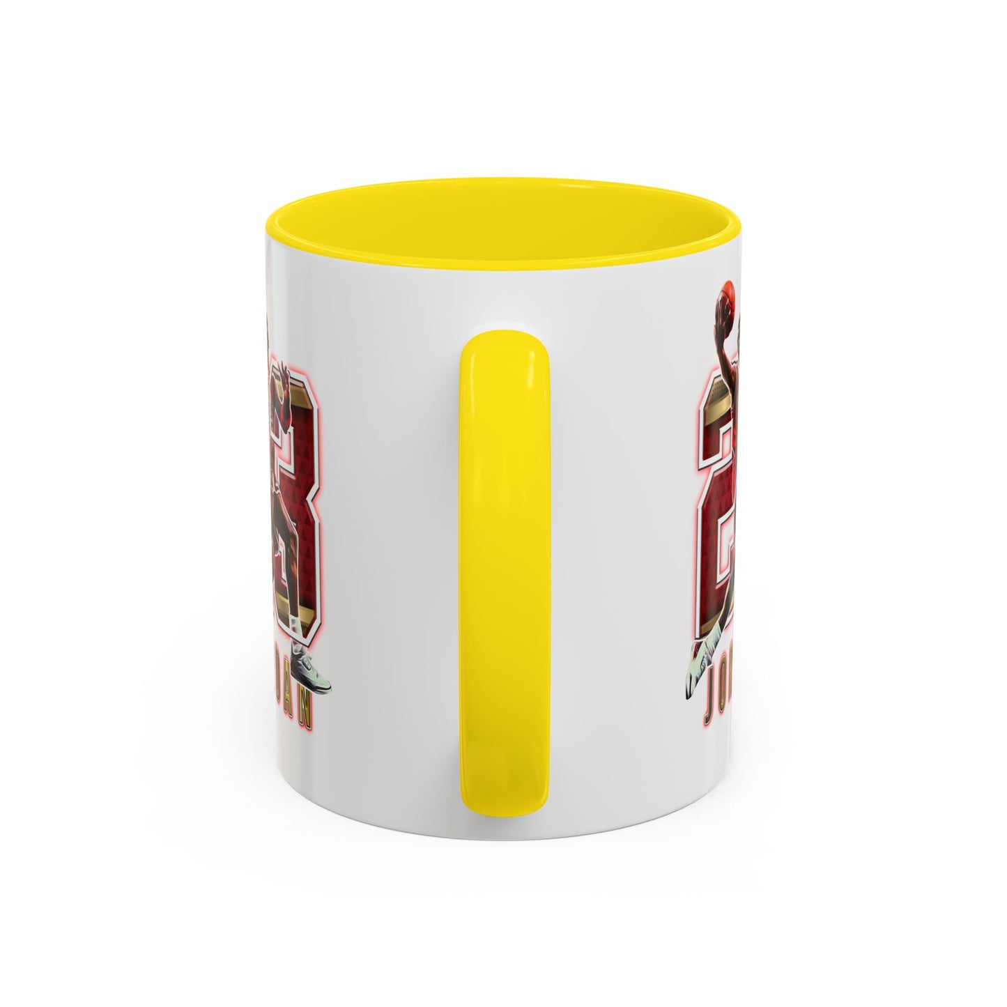 Michael Jordan Accent Coffee Mug - 11oz & 15oz - Perfect Gift for Sports Fans, Collectors, Basketball Lovers, Unique Gift Idea