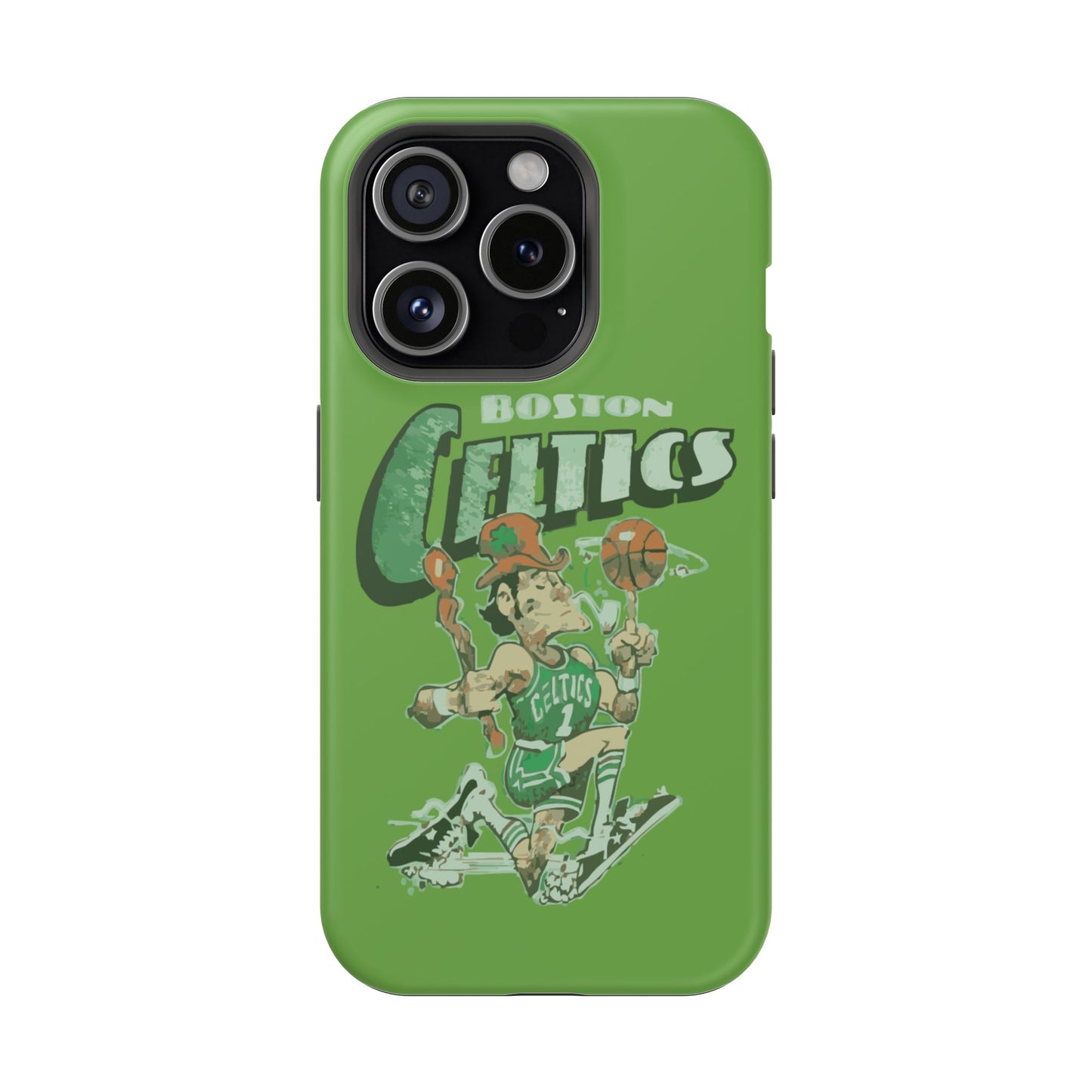 Boston Celtics Impact-Resistant Phone Case, Basketball Phone Cover, Sports Fan Gift, Sturdy Phone Case, NBA Merchandise, Team Spirit Decor