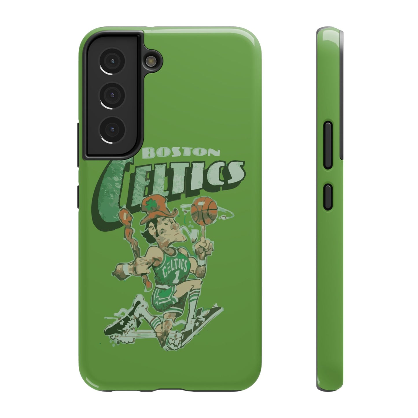 Boston Celtics Impact-Resistant Phone Case, Basketball Phone Cover, Sports Fan Gift, Sturdy Phone Case, NBA Merchandise, Team Spirit Decor