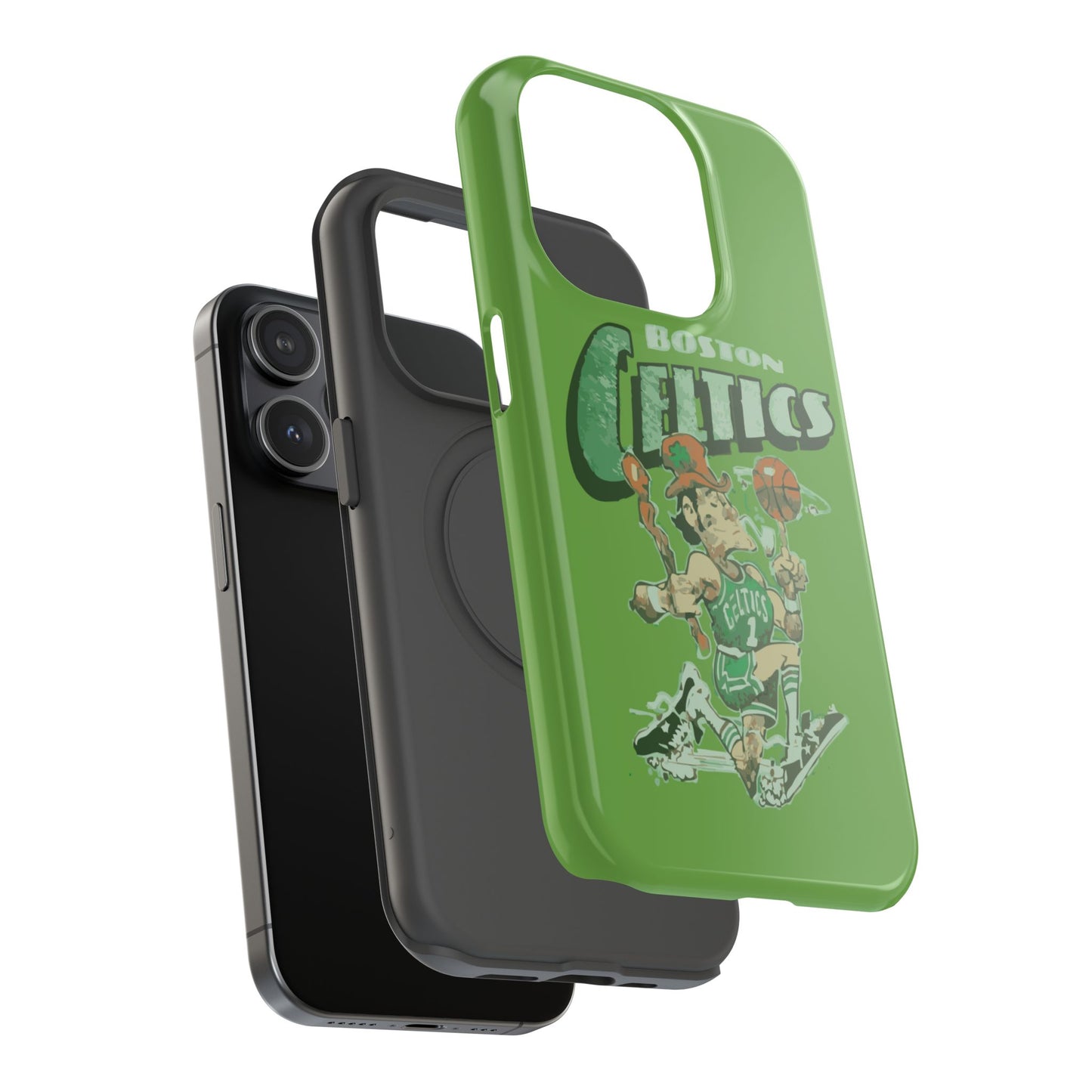 Boston Celtics Impact-Resistant Phone Case, Basketball Phone Cover, Sports Fan Gift, Sturdy Phone Case, NBA Merchandise, Team Spirit Decor
