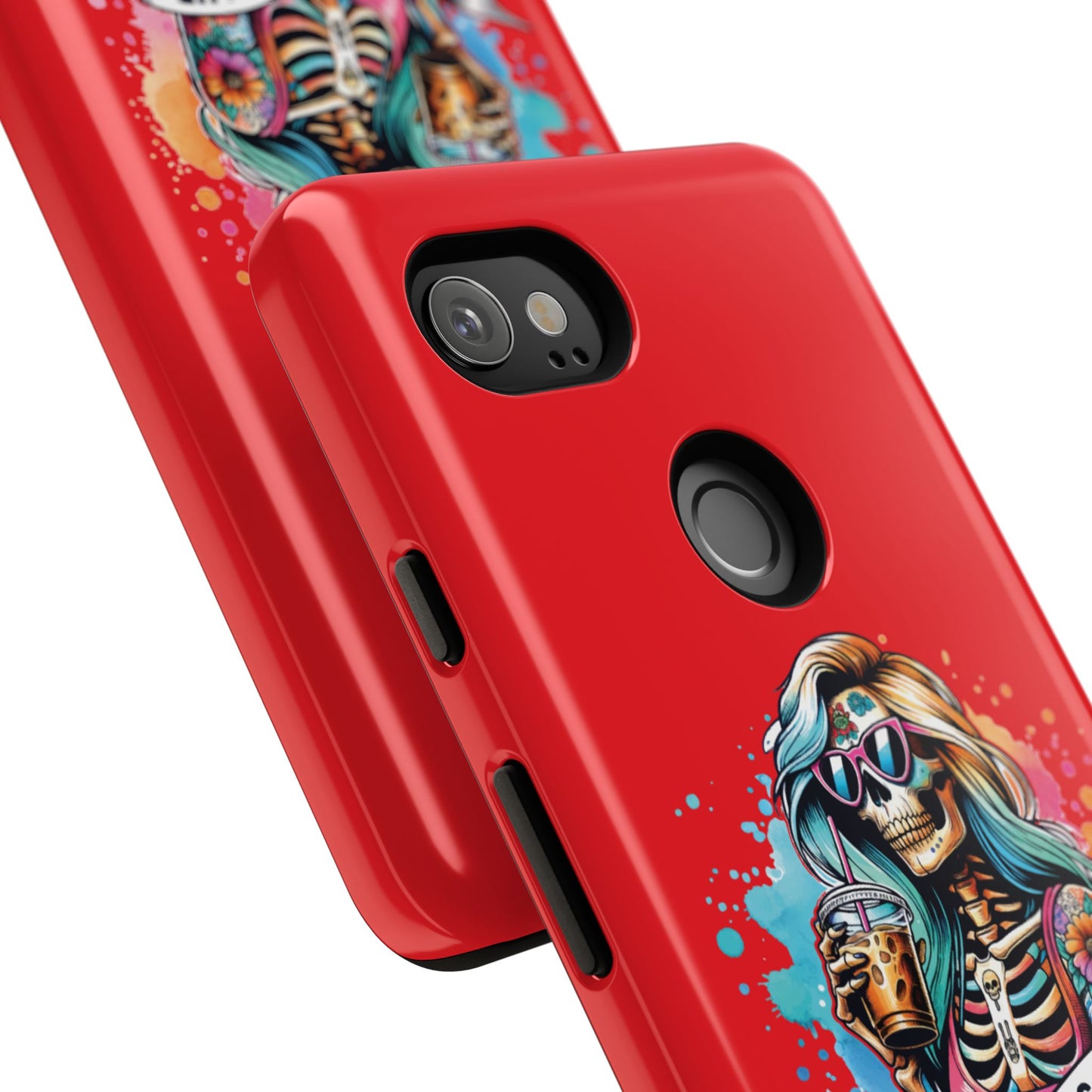 Cool Moms Club Phone Case - Tough Cases, Funky Phone Cover, Gift for Moms, Skeleton Design, Trendy Tech Accessories