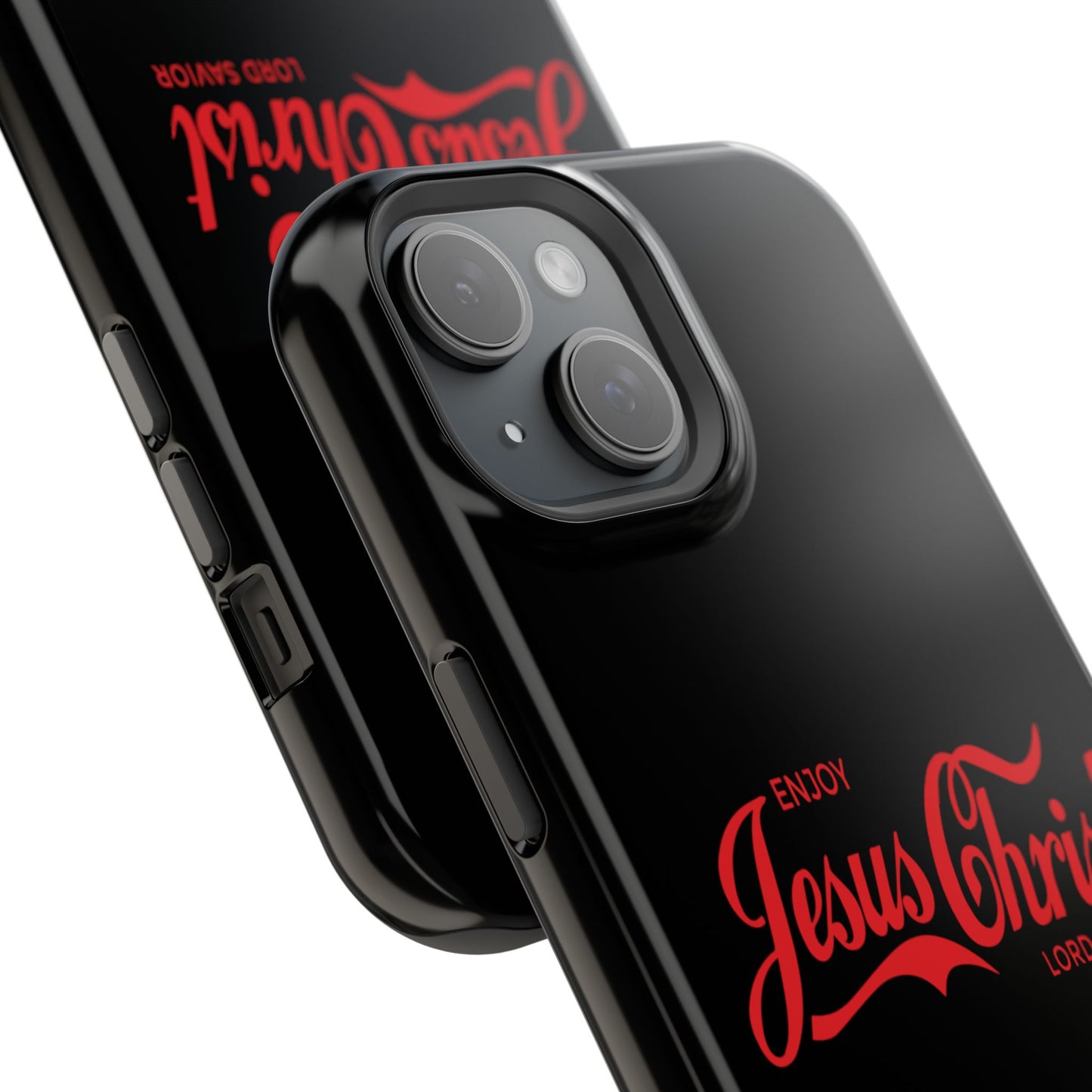 Impact-Resistant Phone Case: Enjoy Jesus Christ Lord Savior, Christian Gift, Durable Protection, Faith-Based Accessory, Holiday Gift