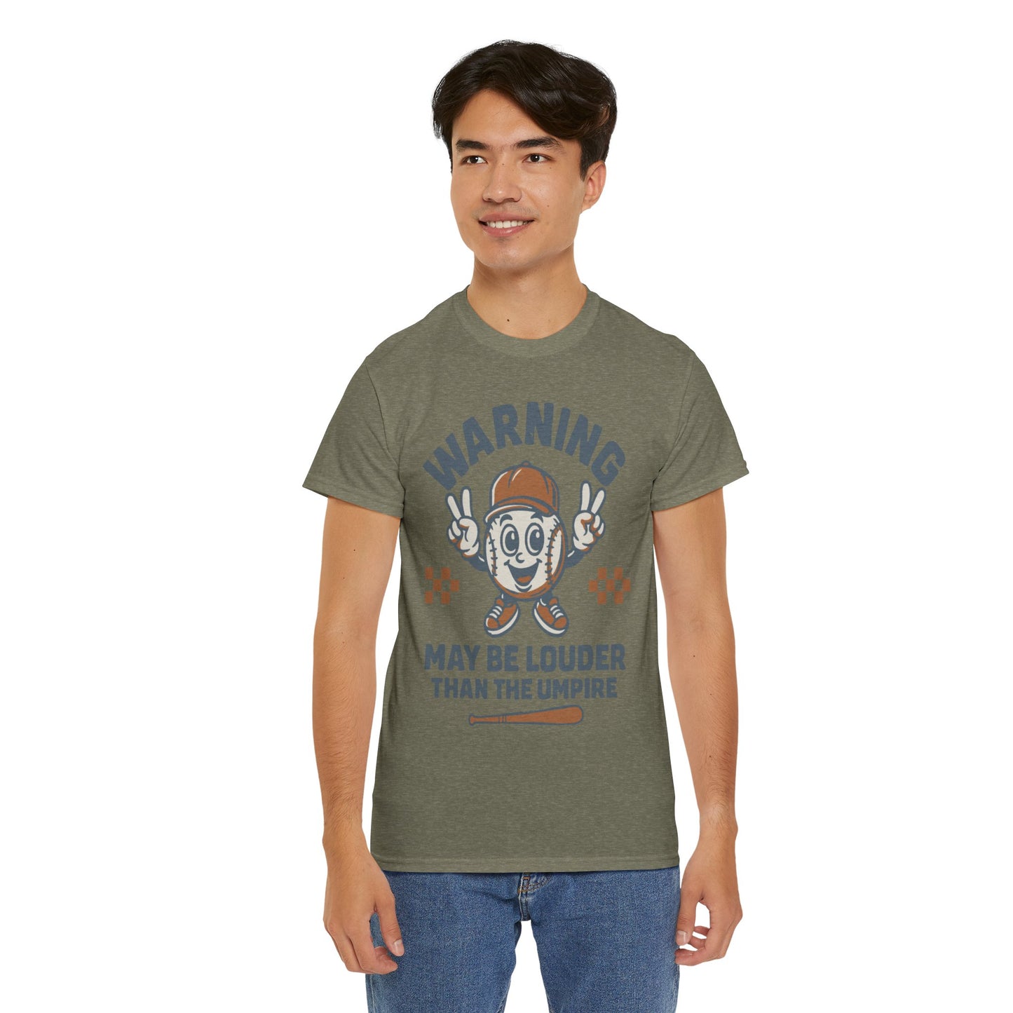 Warning T-Shirt, Fun Umpire Tee, Unique Sports Gift, Casual Wear, Perfect for Baseball Fans