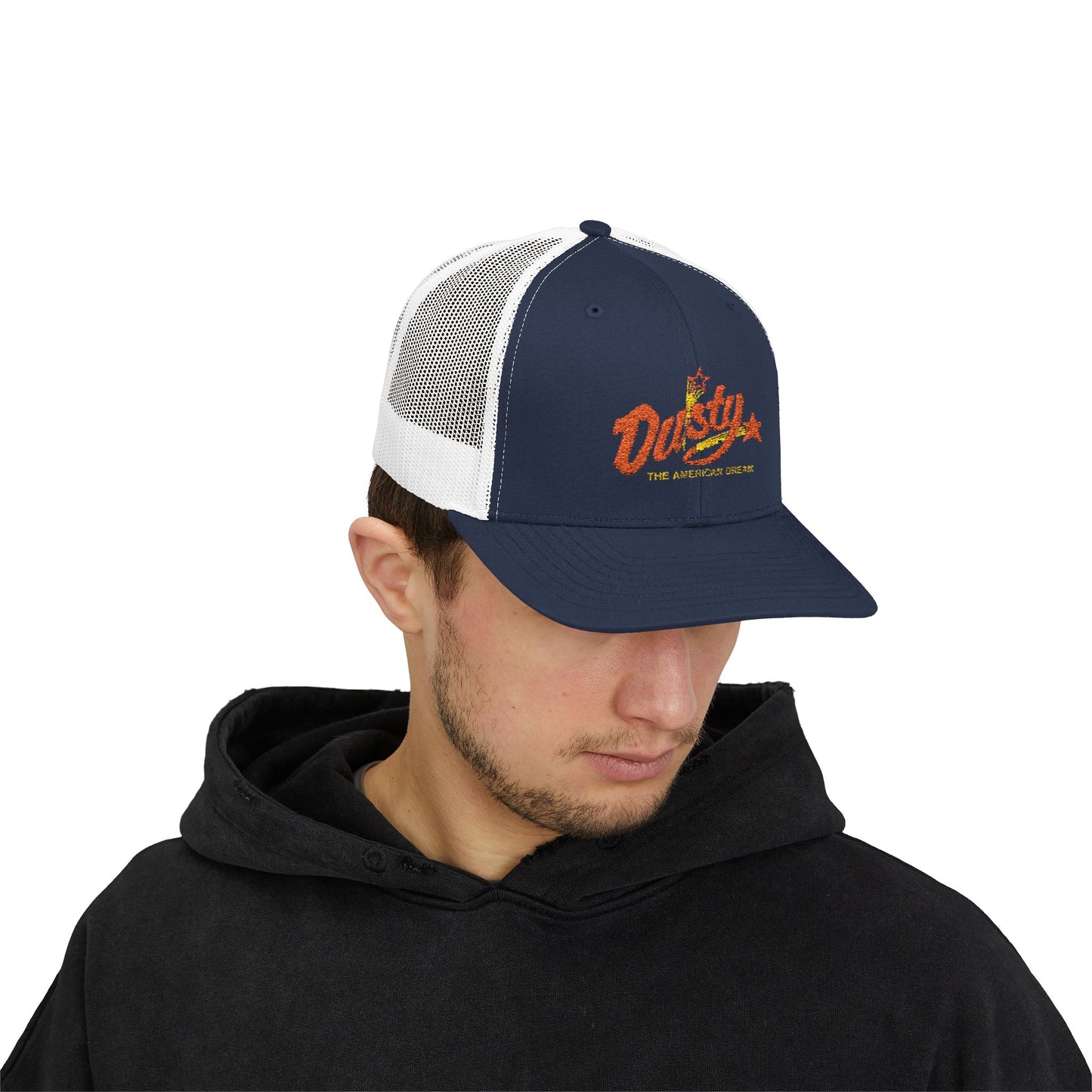 Dusty Snapback Trucker Cap, Trendy Hat, Gift for Him/Her, Casual Wear, Festival Accessory, Outdoor Style