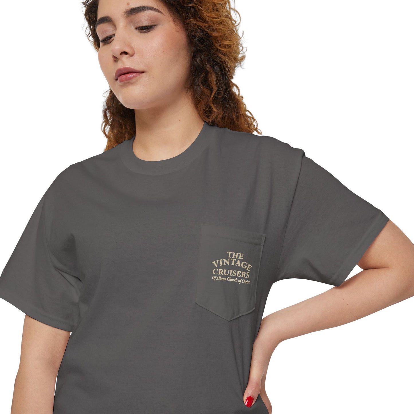 Retro Pocket Tee Allons Church of Christ Cruise 2025 Unisex T-Shirt