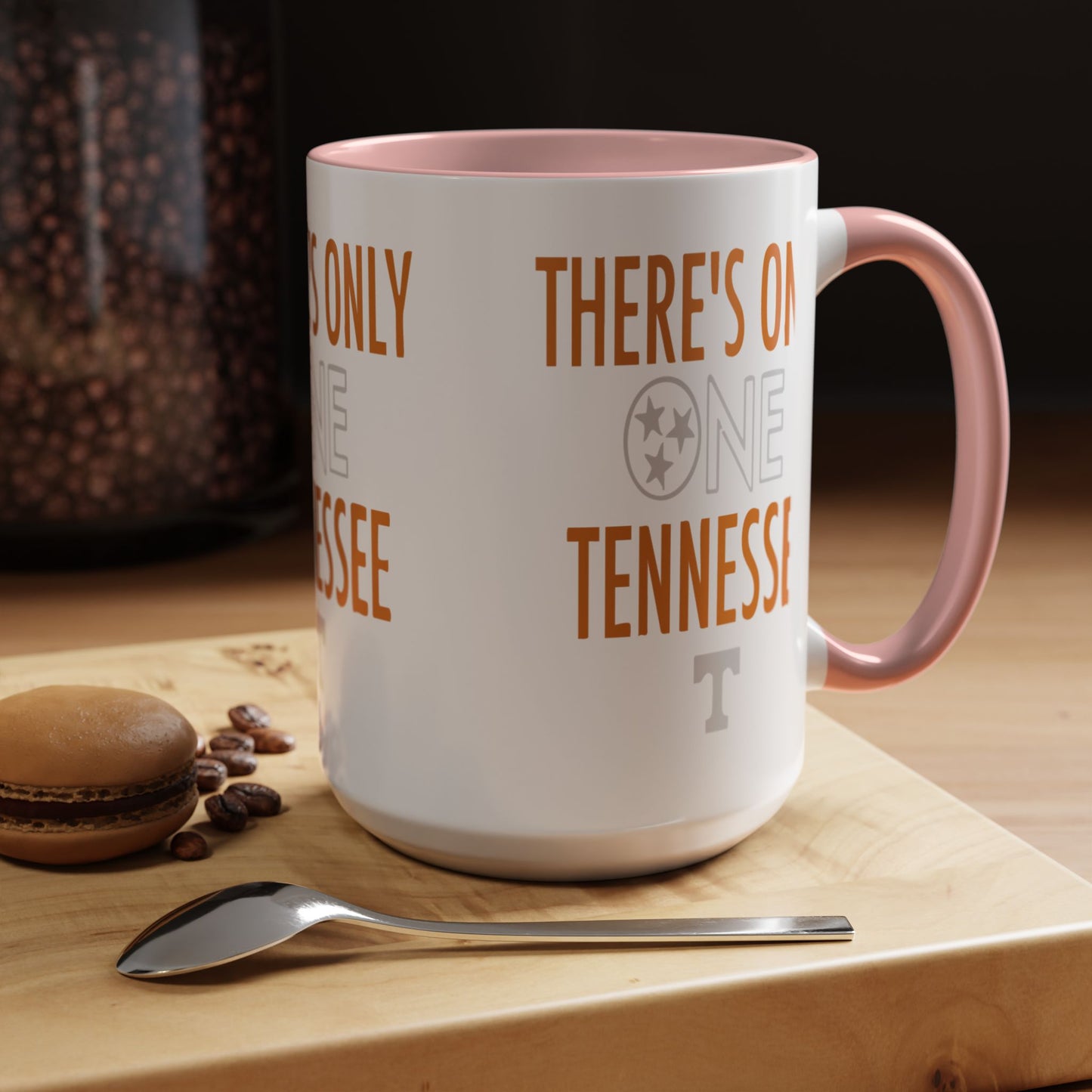 Tennessee Accent Coffee Mug - Perfect for Fans, Gift for Graduates, Home Office Essential, Sports Celebration, Personalized Tea Cup