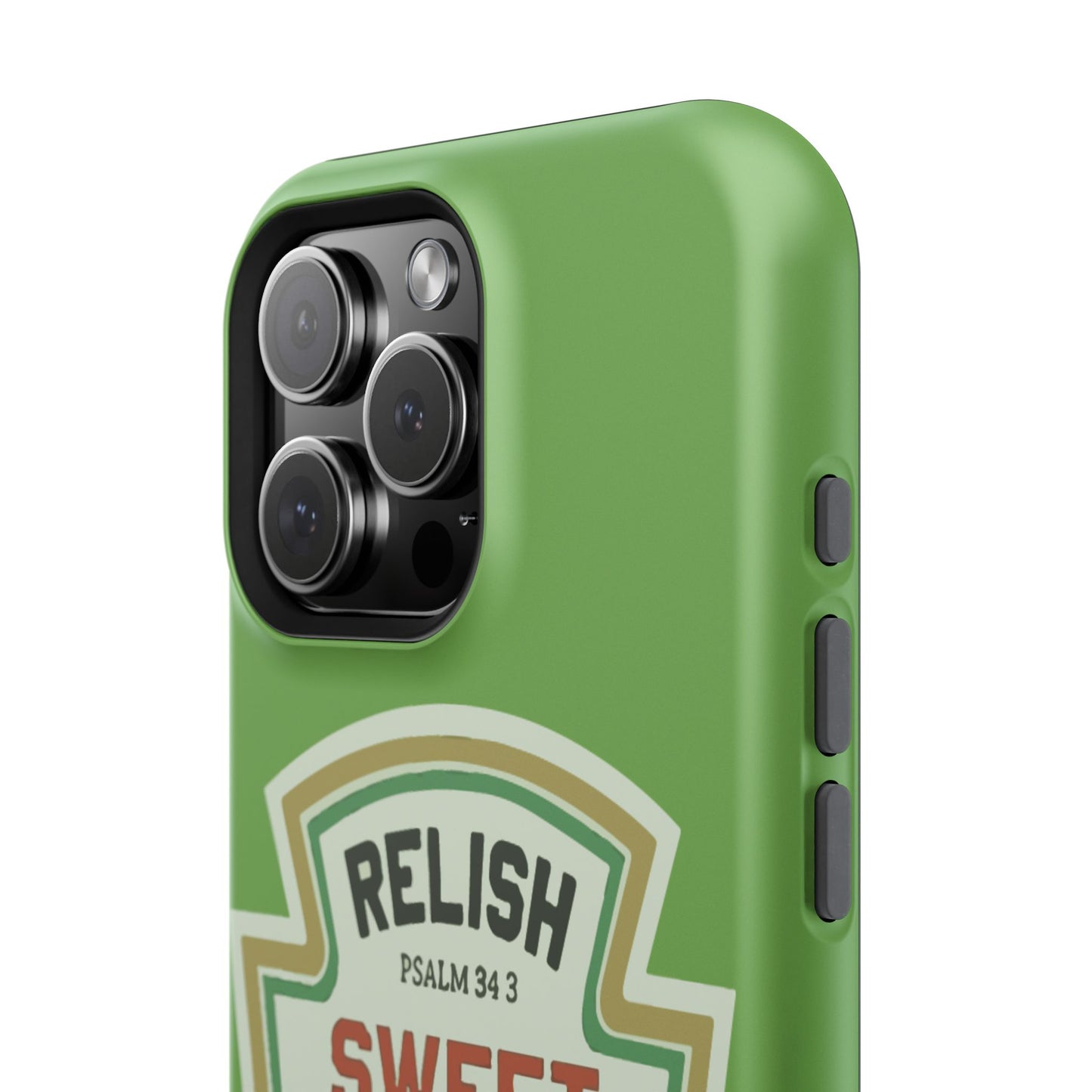 Relish Sweet Jesus Phone Case, Christian Gift, Impact-Resistant Case, Religious Phone Accessory, Faith-Based Present, Celebration Case