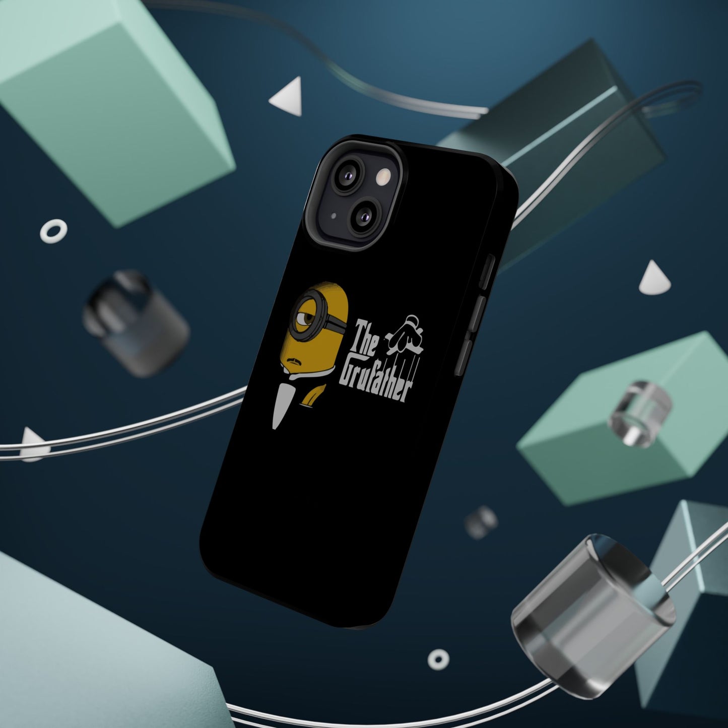 Magnetic Tough Cases: The Gruffather Phone Cover, Gift for Minions Fans, Unique Cell Phone Case, Durable Protective Case, Fun Cartoon Design