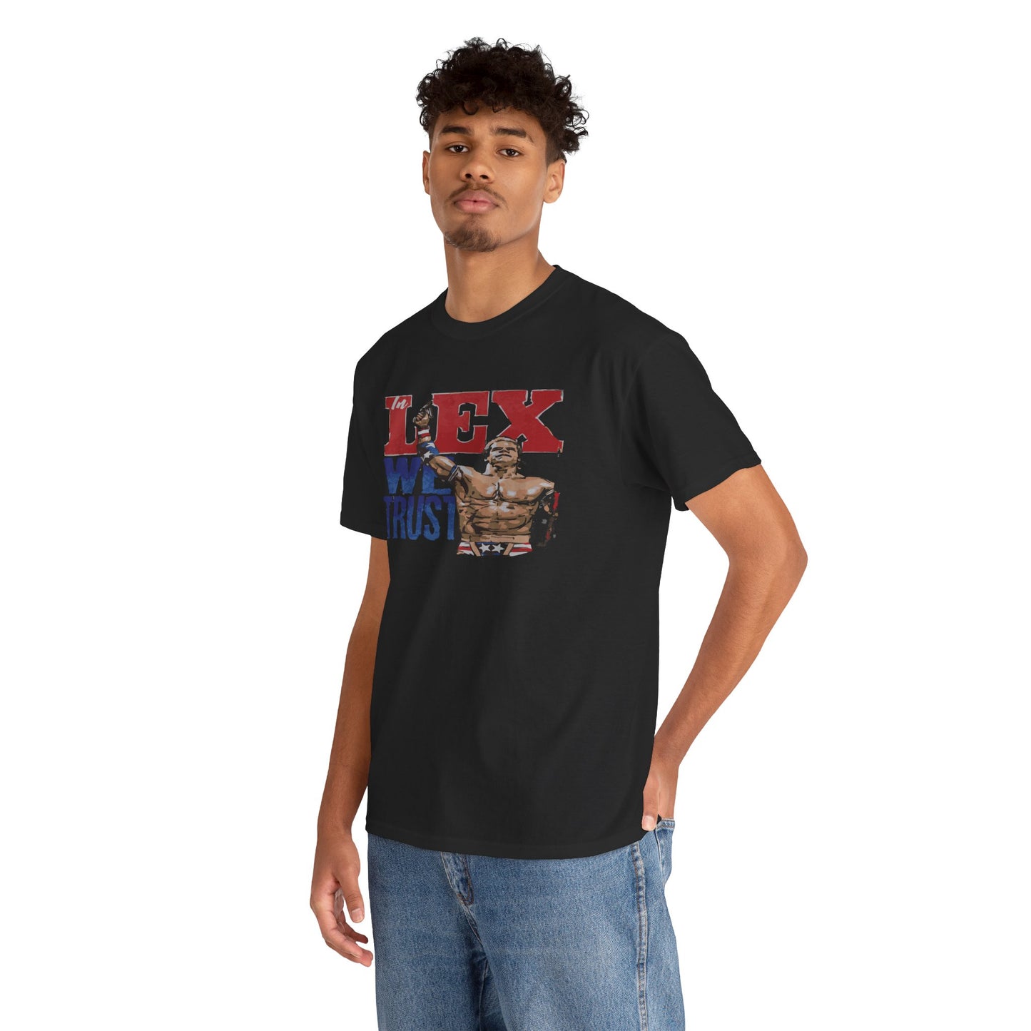 Unisex Cotton Tee with 'In Lex We Trust' Design, Casual Wear, Gift for Him/Her, Birthday, Independence Day, Patriotic Apparel