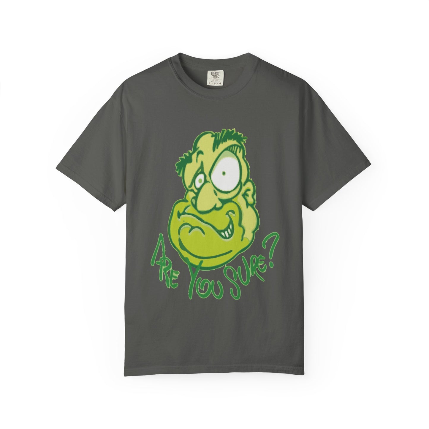 Unisex Garment-Dyed T-Shirt with Quirky Cartoon Design - Perfect for Casual Wear, Gifting, Parties, and Everyday Comfort