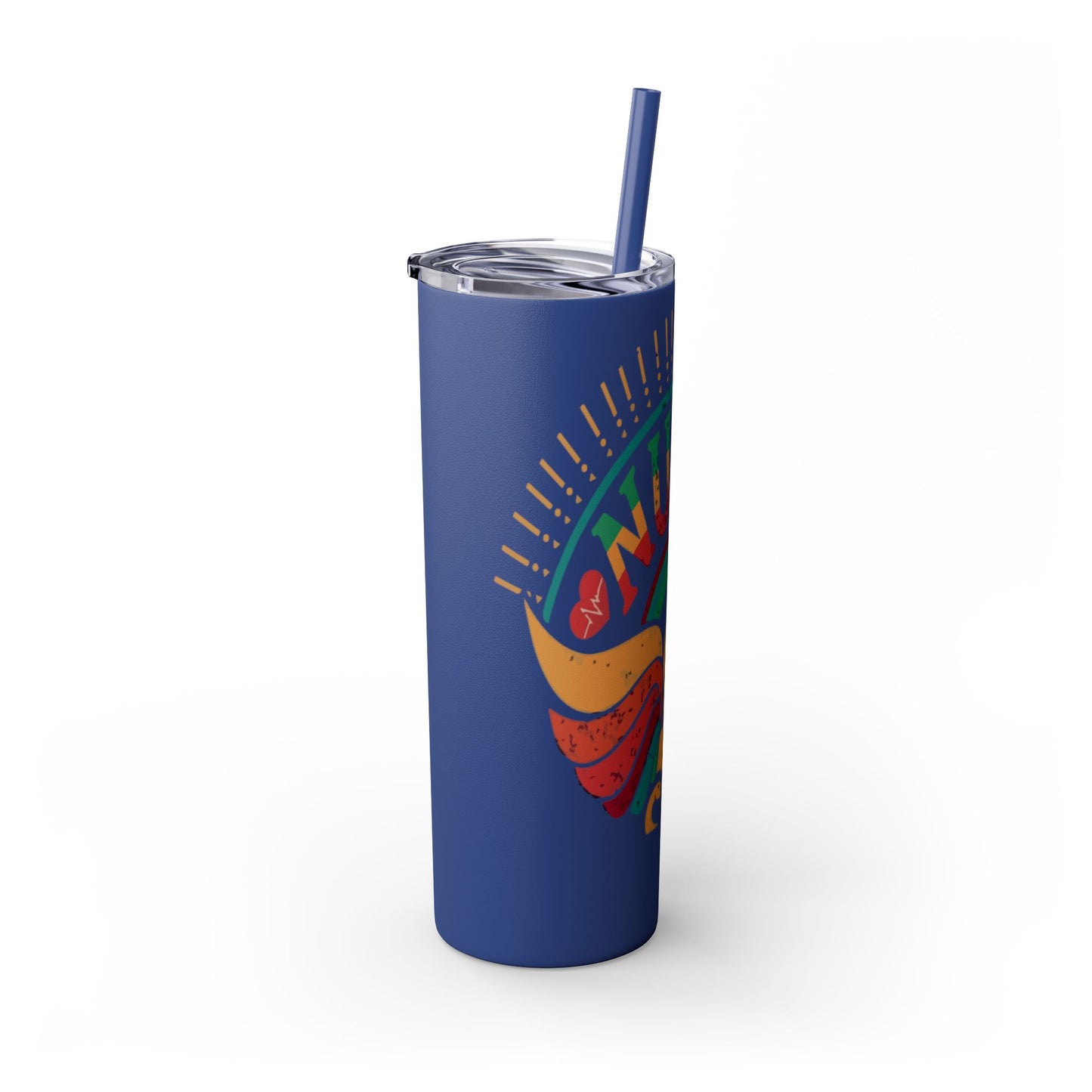 Nurse Skinny Tumbler, 20oz, Motivational Drinkware, Gift for Nurses, Summer Hydration, Nurse Appreciation Day