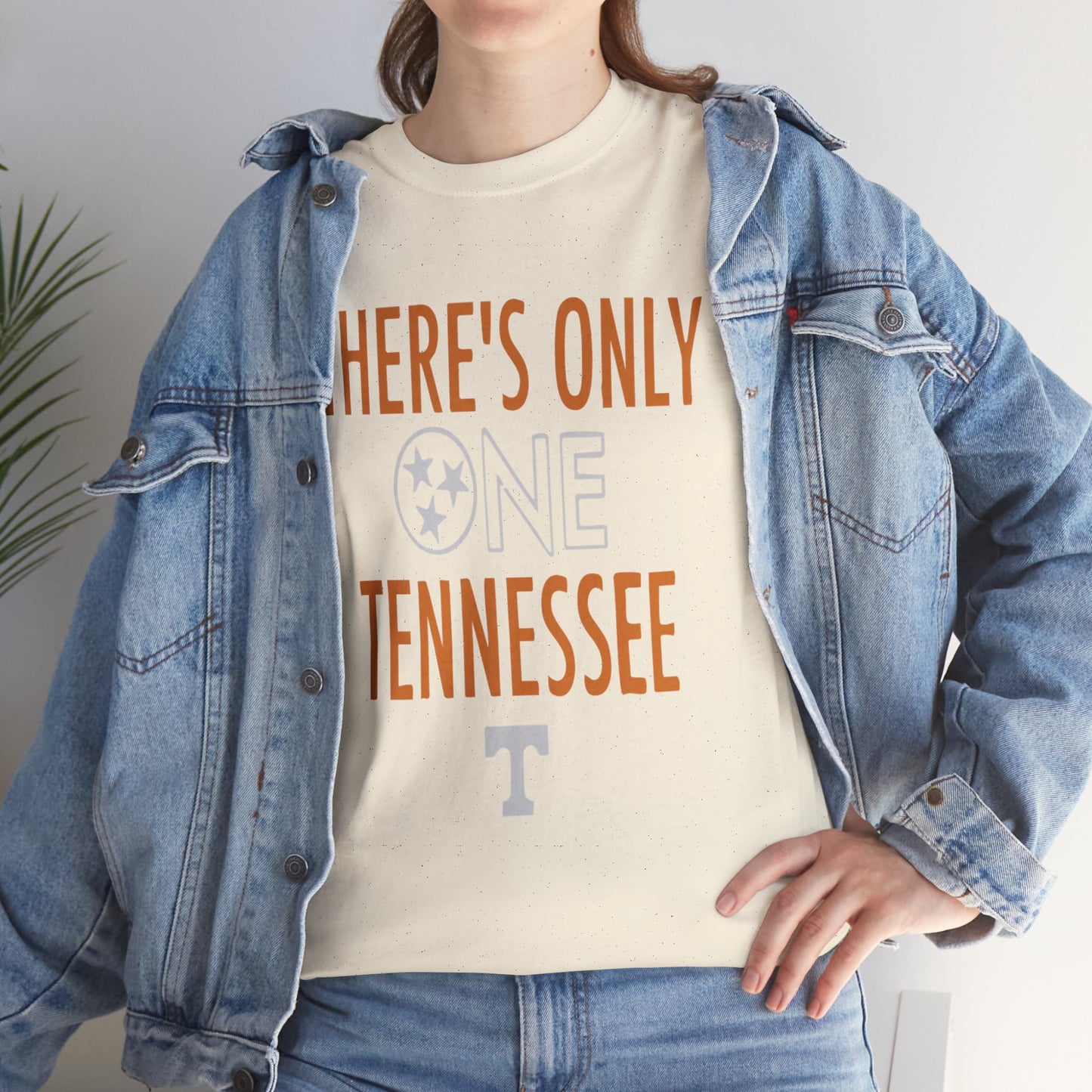 Tennessee Pride Tee, Unisex Heavy Cotton Tee, Tennessee Fans Gift, College Sports Apparel, Casual Everyday Wear, State Pride Shirt