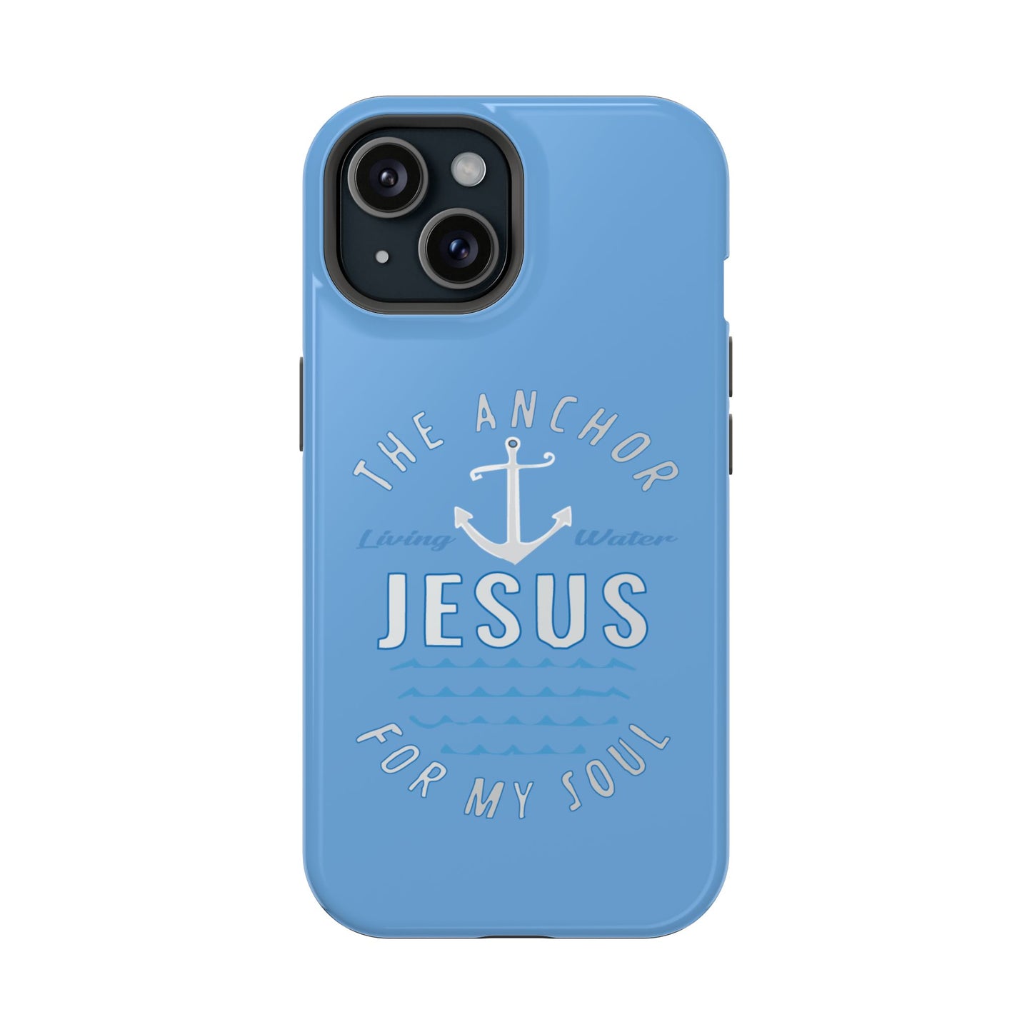 Jesus Anchor Phone Case, Christian Tech Accessories, Inspirational Gifts, Unique Phone Covers, Faith-Based Decor