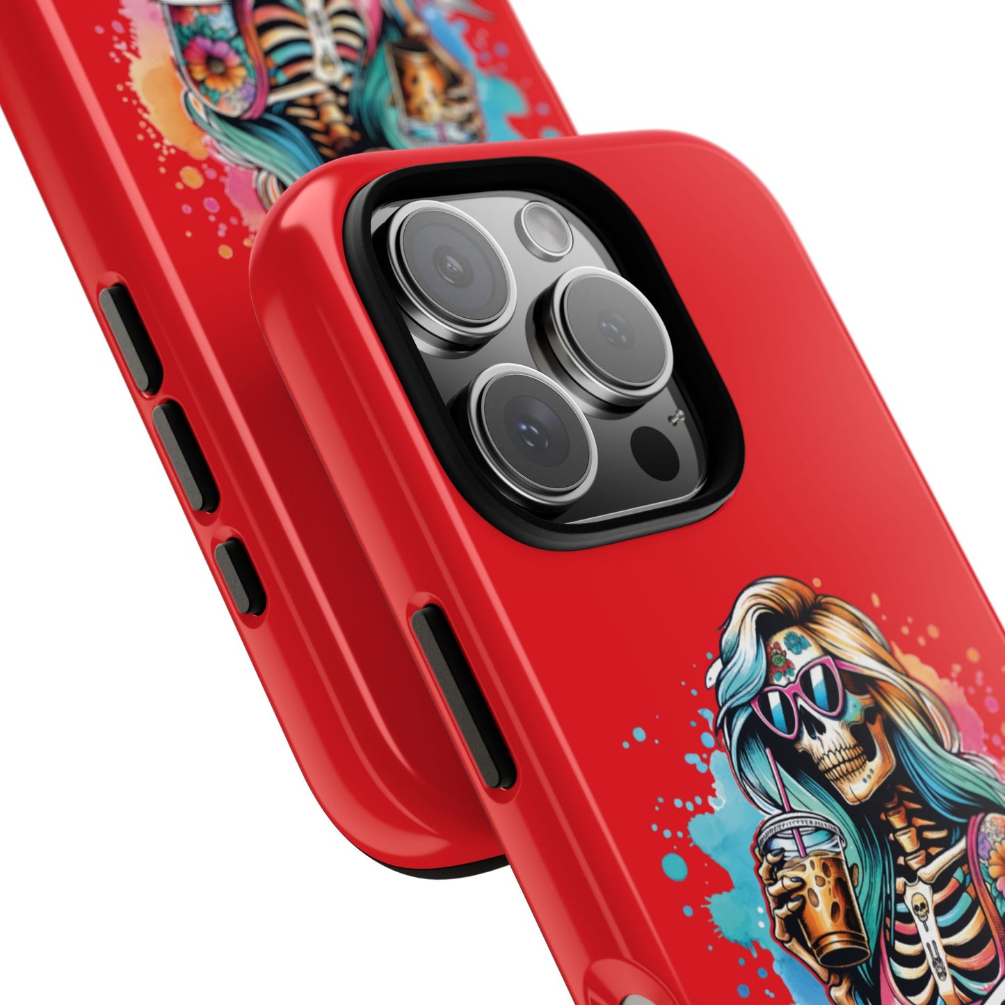 Cool Moms Club Phone Case - Tough Cases, Funky Phone Cover, Gift for Moms, Skeleton Design, Trendy Tech Accessories