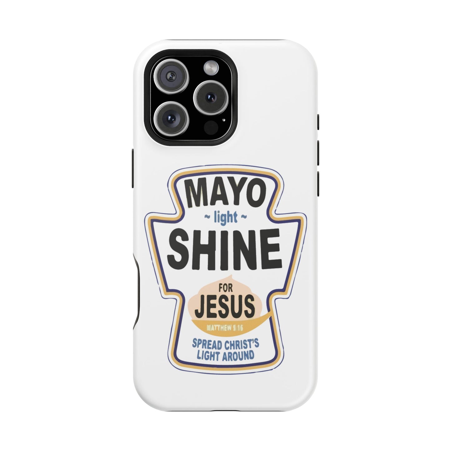 Jesus Message Impact-Resistant Case, Faith-Based Phone Cover, Inspirational Tech Accessory, Christian Gift, Bible Verse Case