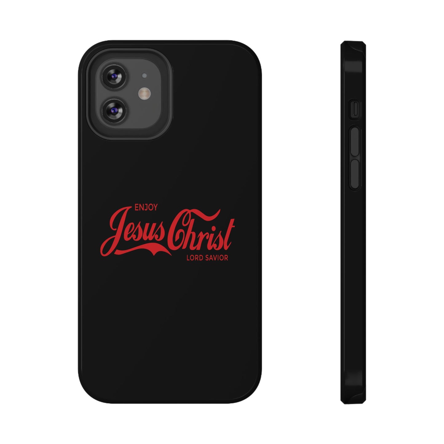Impact-Resistant Phone Case: Enjoy Jesus Christ Lord Savior, Christian Gift, Durable Protection, Faith-Based Accessory, Holiday Gift