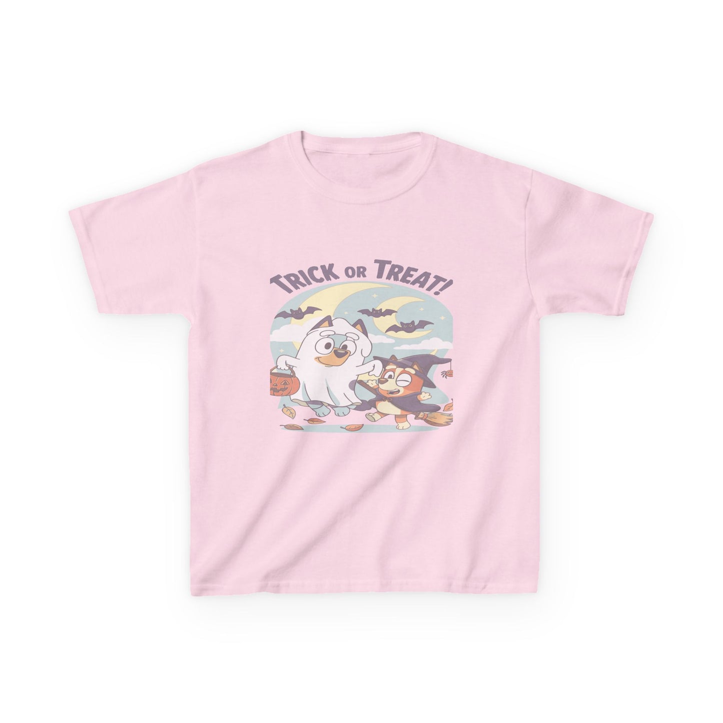 Kids Halloween T-Shirt, Trick or Treat Tee, Fun Ghost & Owl Shirt, Spooky Season Apparel, Cute Costume Top for Kids