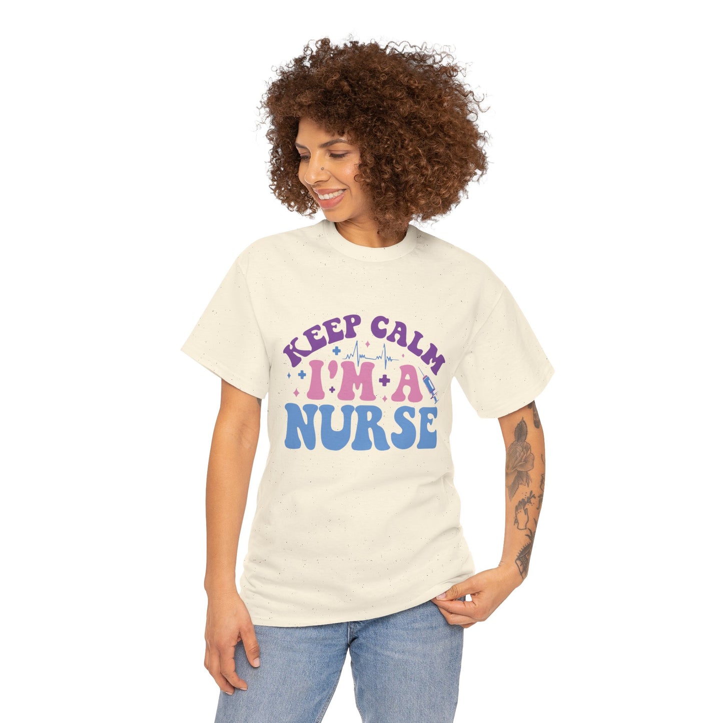 Nurse Appreciation Heavy Cotton Tee, Funny Nurse Gift, Medical Humor Shirt, Nurse Day Celebration Tee, Caregiver Outfit