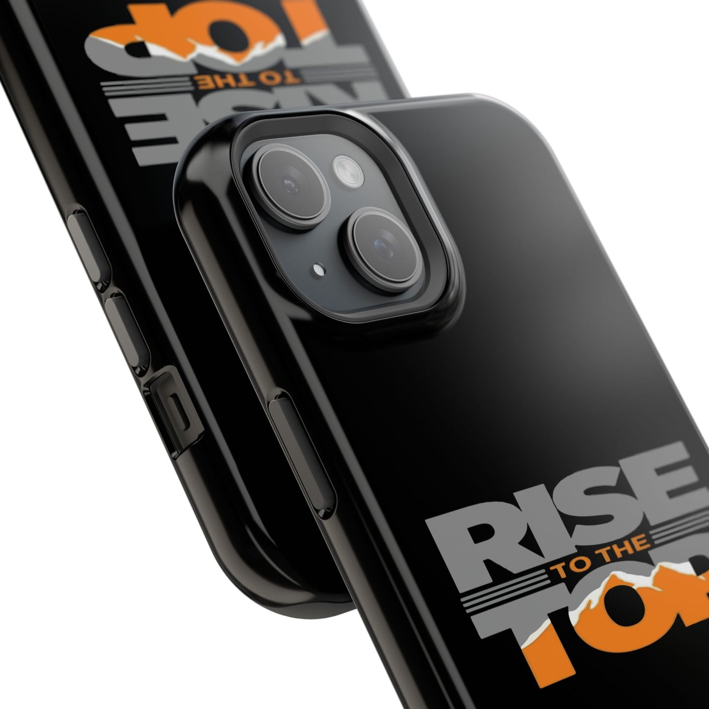 Impact-Resistant Phone Case - Rise to the Top, Durable Phone Cover, Gift for Motivational Quotes Lovers, Trendy Tech Accessories