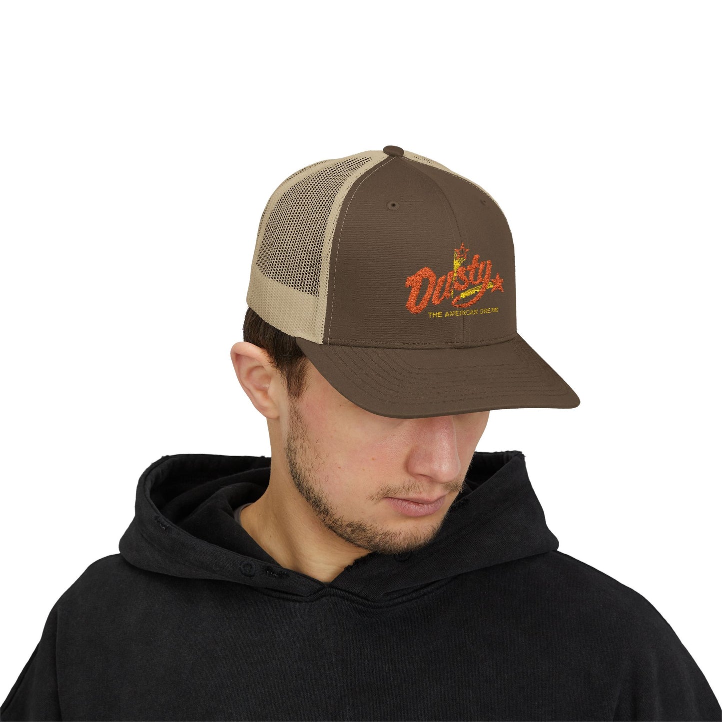 Dusty Snapback Trucker Cap, Trendy Hat, Gift for Him/Her, Casual Wear, Festival Accessory, Outdoor Style