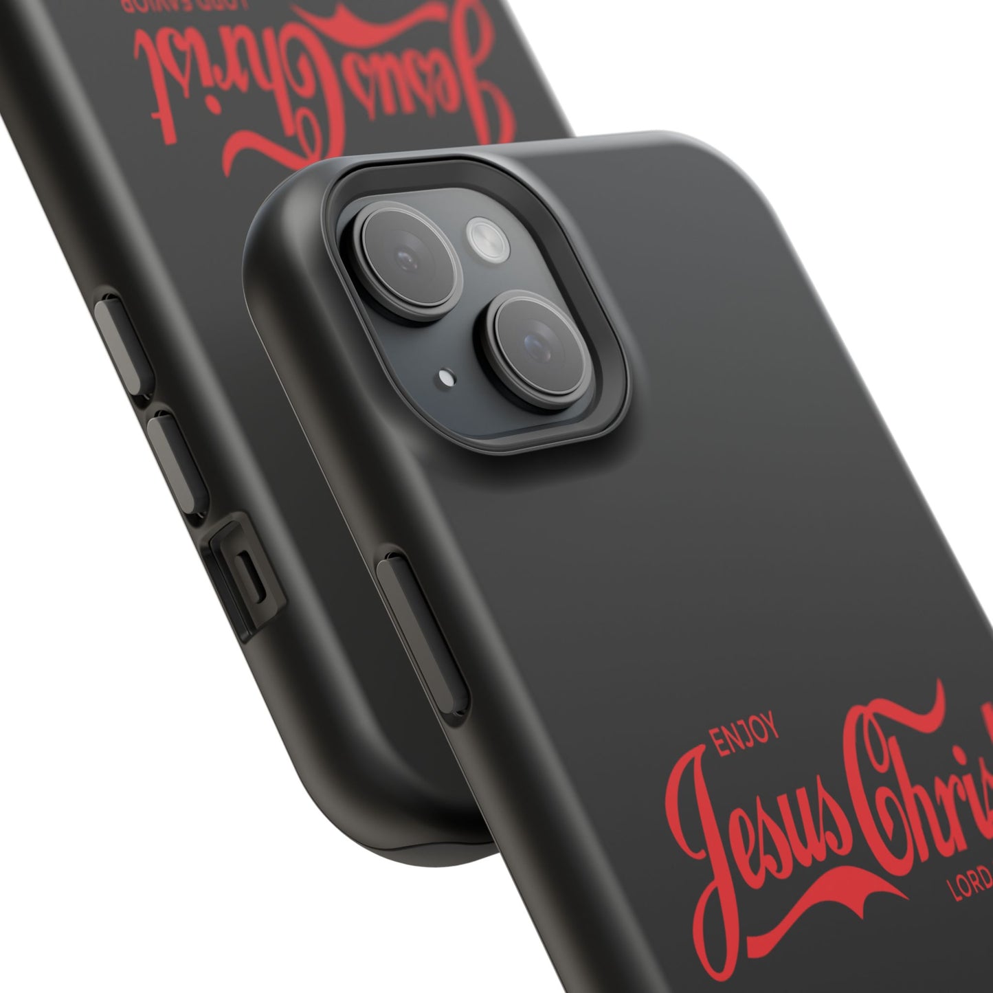 Impact-Resistant Phone Case: Enjoy Jesus Christ Lord Savior, Christian Gift, Durable Protection, Faith-Based Accessory, Holiday Gift