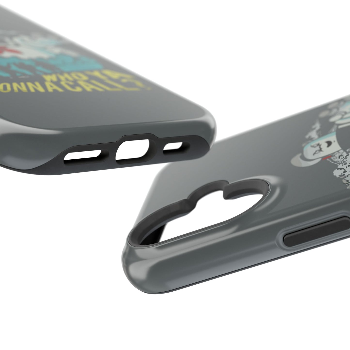 Ghostbuster-Inspired Tough Phone Case - Who Ya Gonna Call? - Perfect for Fans, Gift for Halloween, Geeky Accessories, Durable Protection
