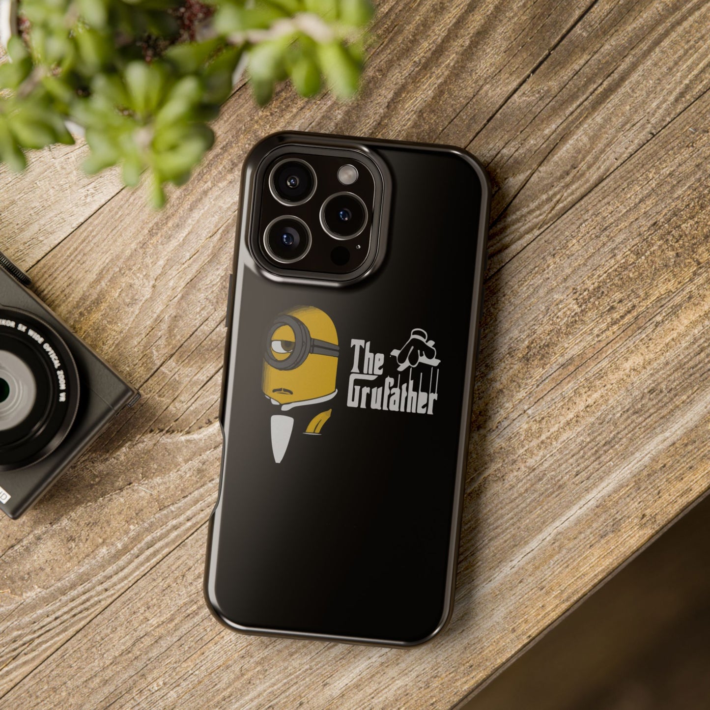 Magnetic Tough Cases: The Gruffather Phone Cover, Gift for Minions Fans, Unique Cell Phone Case, Durable Protective Case, Fun Cartoon Design