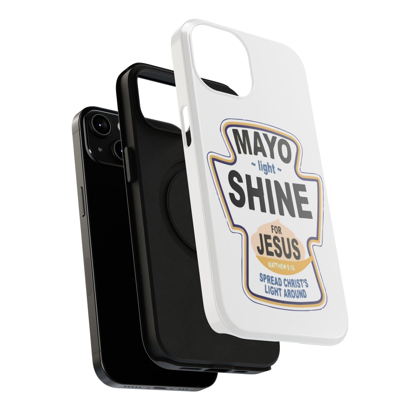 Jesus Message Impact-Resistant Case, Faith-Based Phone Cover, Inspirational Tech Accessory, Christian Gift, Bible Verse Case