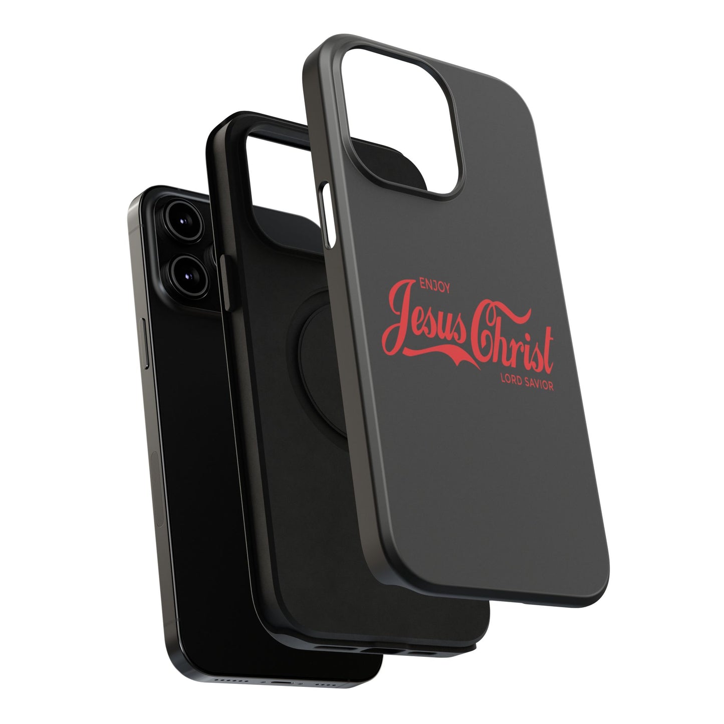 Impact-Resistant Phone Case: Enjoy Jesus Christ Lord Savior, Christian Gift, Durable Protection, Faith-Based Accessory, Holiday Gift