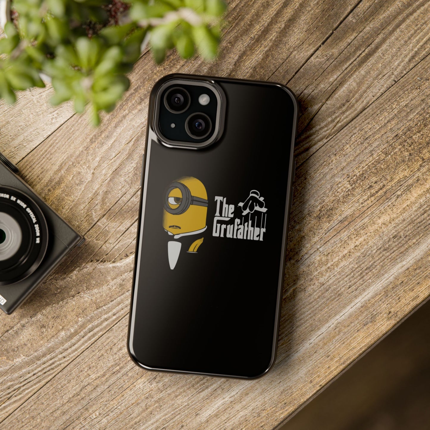 Magnetic Tough Cases: The Gruffather Phone Cover, Gift for Minions Fans, Unique Cell Phone Case, Durable Protective Case, Fun Cartoon Design