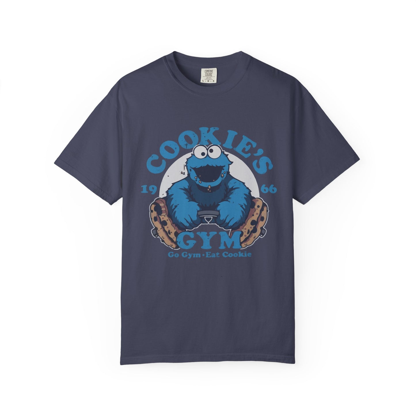 Cookie Monster Inspired Unisex T-Shirt, Fun Gift for Gamers, Casual Wear, Birthday Gift, Kitchen & Gym Motivation