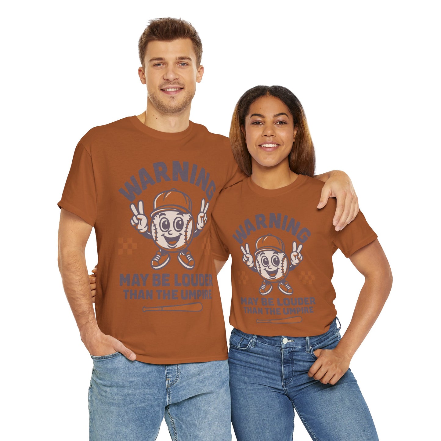 Warning T-Shirt, Fun Umpire Tee, Unique Sports Gift, Casual Wear, Perfect for Baseball Fans