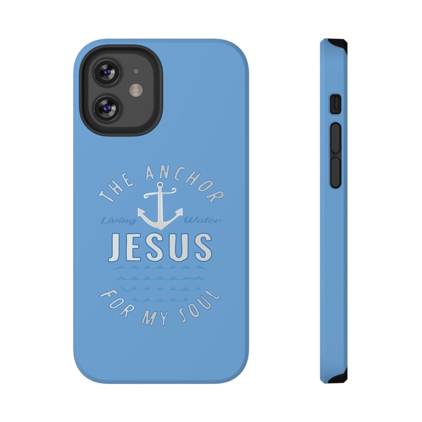 Jesus Anchor Phone Case, Christian Tech Accessories, Inspirational Gifts, Unique Phone Covers, Faith-Based Decor
