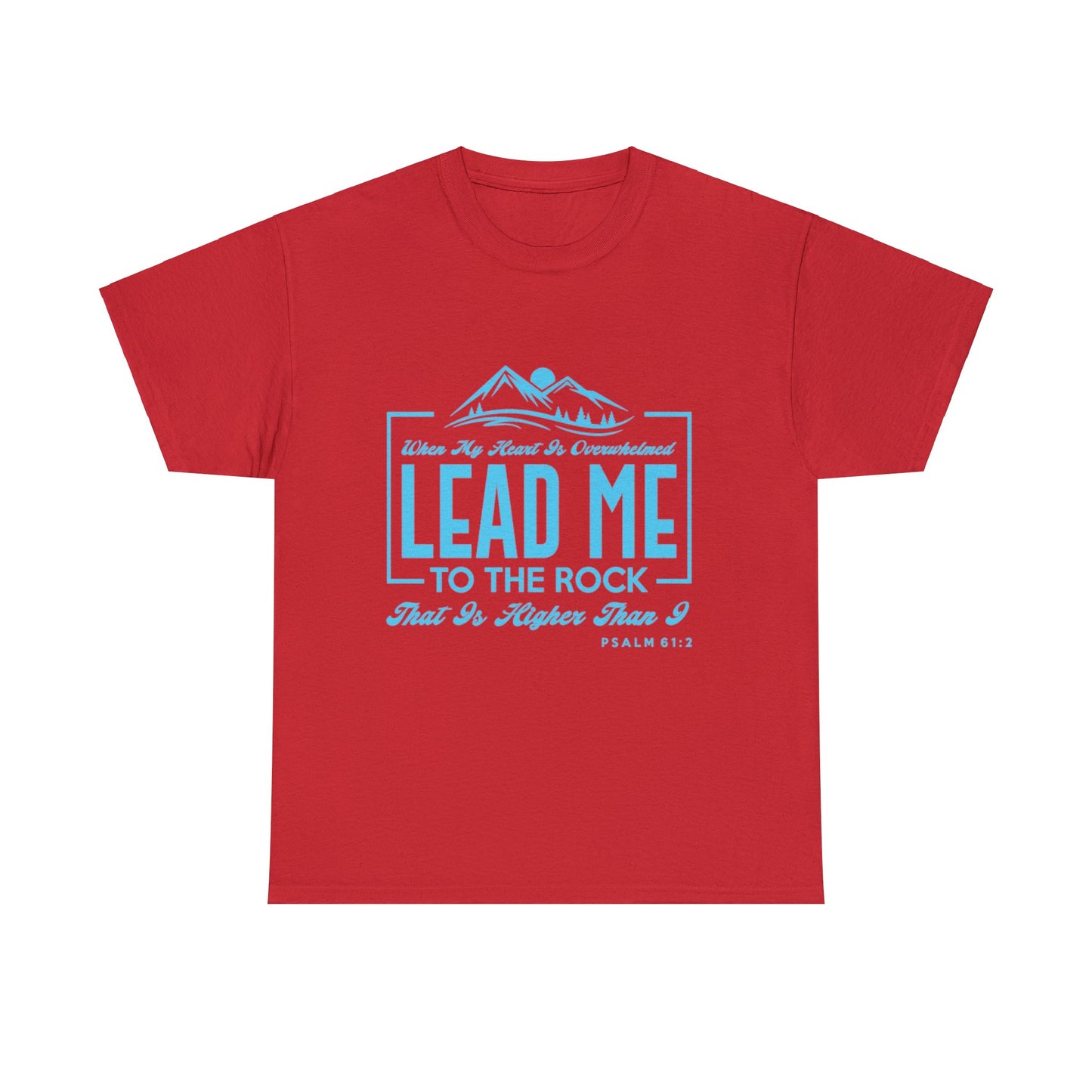 Lead Me to The Rock Unisex Heavy Cotton Tee