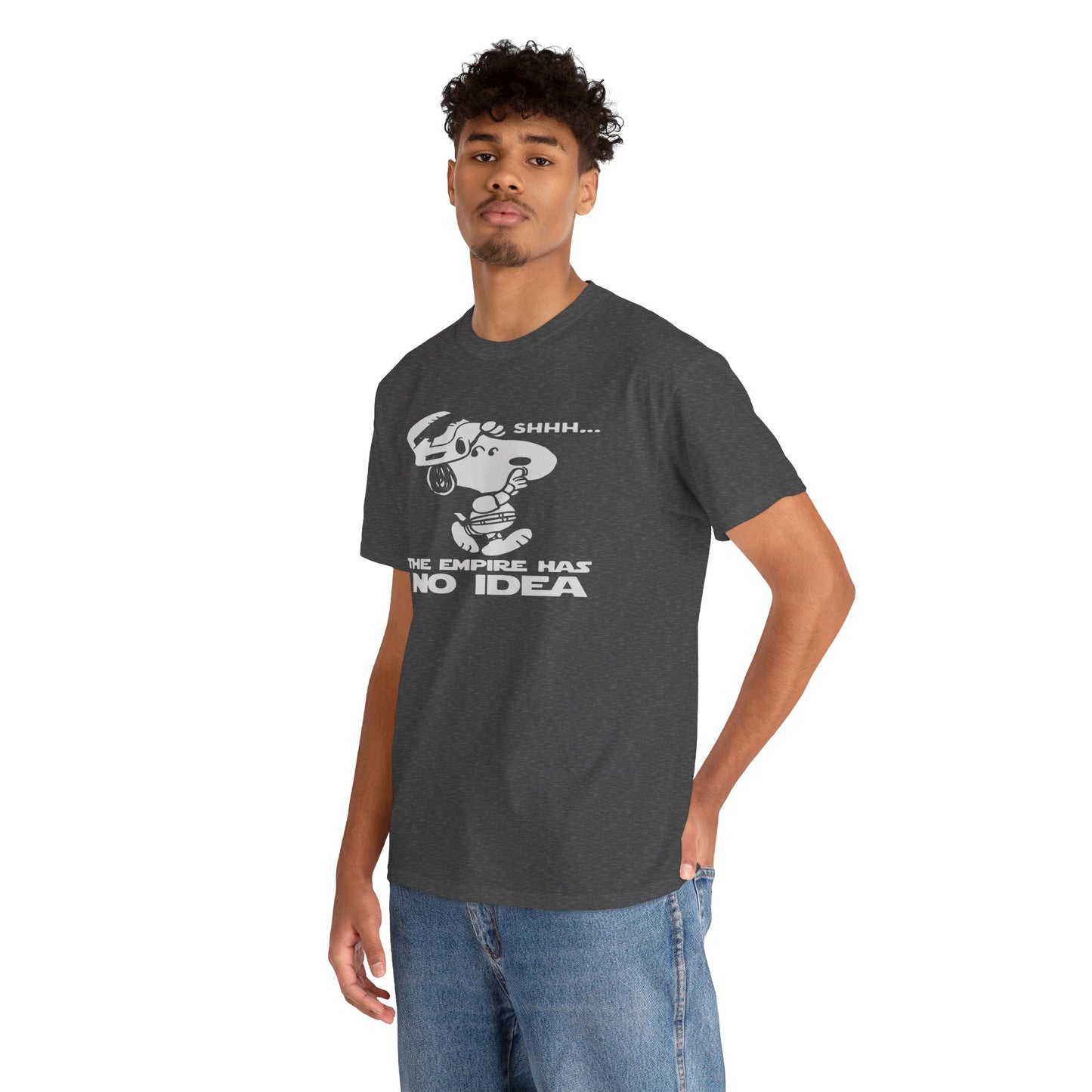 Galaxy Humor Unisex Heavy Cotton Tee - Fun for Sci-Fi Fans, Casual Wear, Gift for Birthdays, Geek Culture