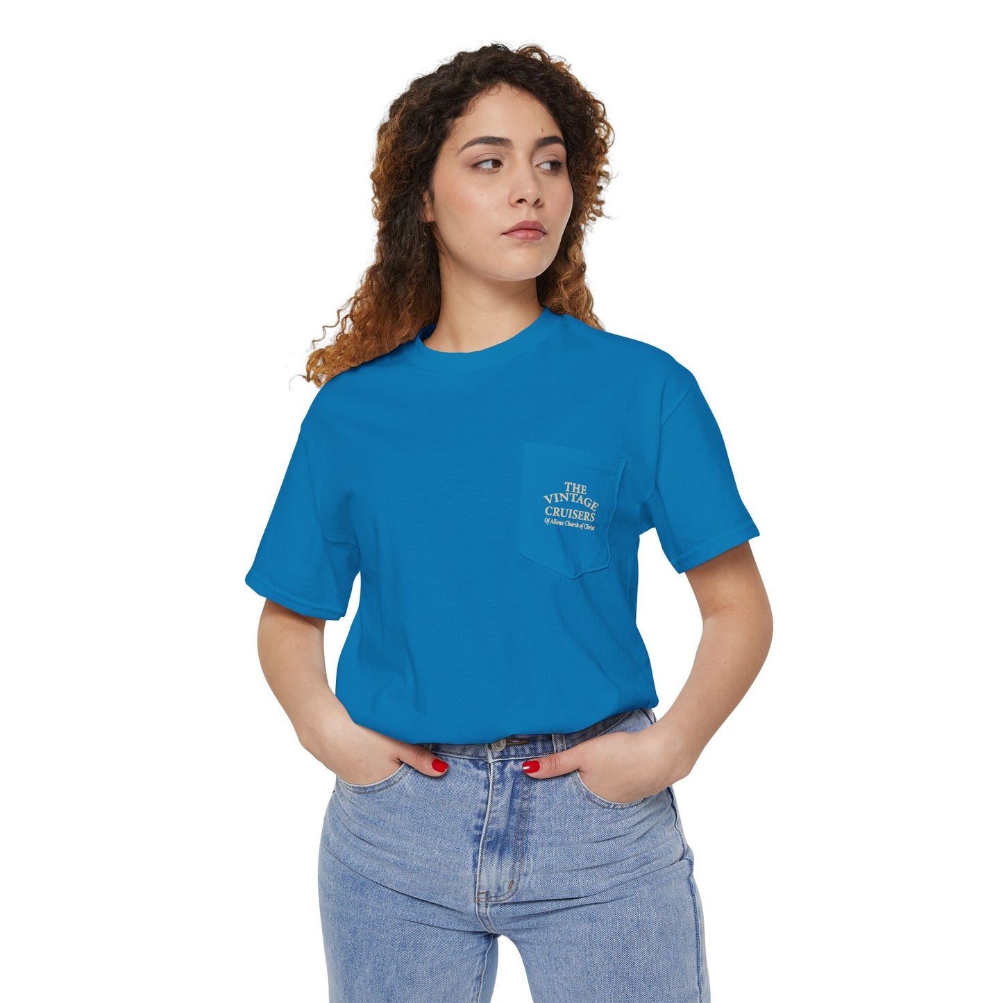 Retro Pocket Tee Allons Church of Christ Cruise 2025 Unisex T-Shirt