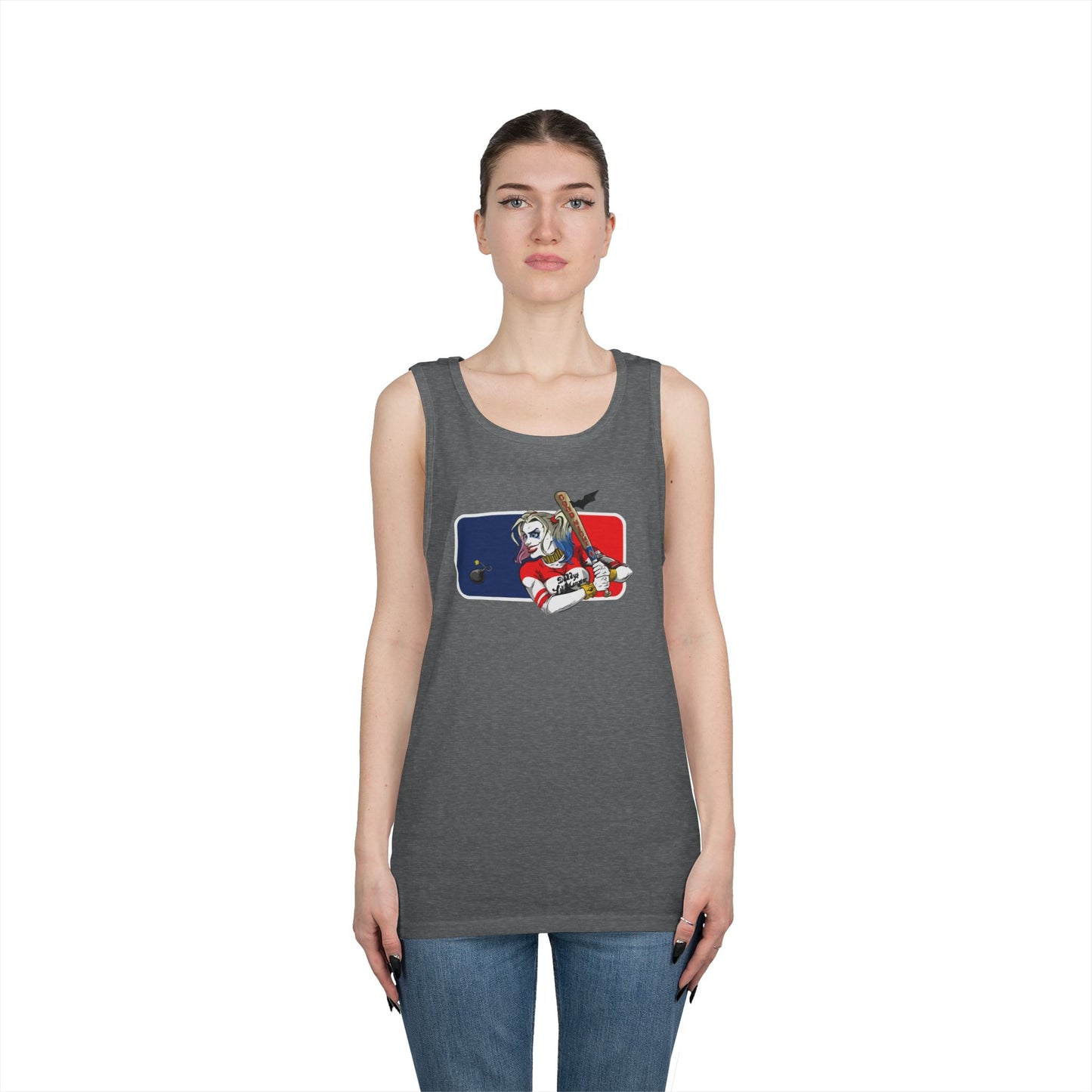 Harley Quinn Unisex Tank Top - DC MLB Summer Wear