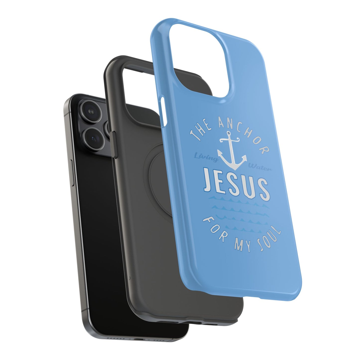 Jesus Anchor Phone Case, Christian Tech Accessories, Inspirational Gifts, Unique Phone Covers, Faith-Based Decor