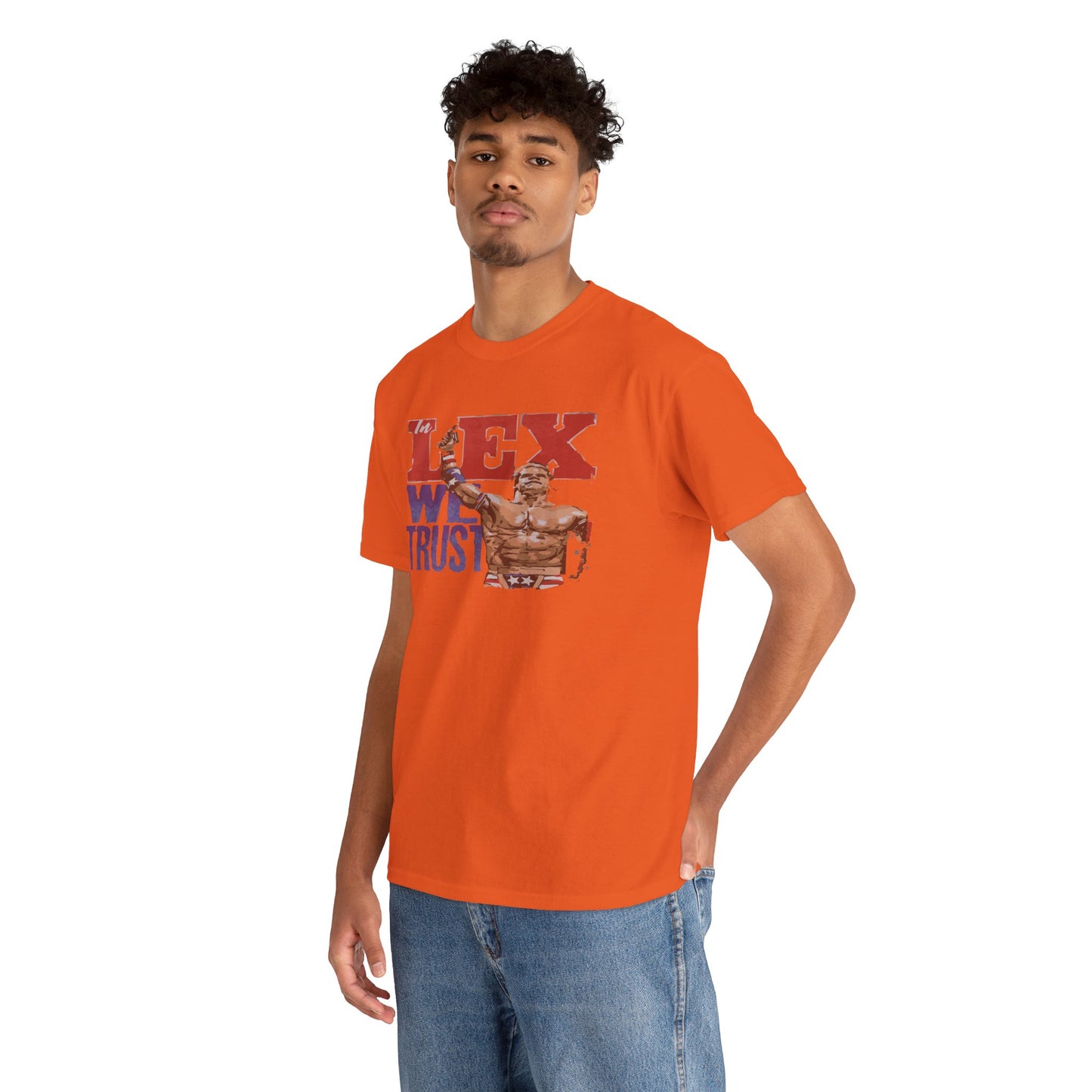 Unisex Cotton Tee with 'In Lex We Trust' Design, Casual Wear, Gift for Him/Her, Birthday, Independence Day, Patriotic Apparel