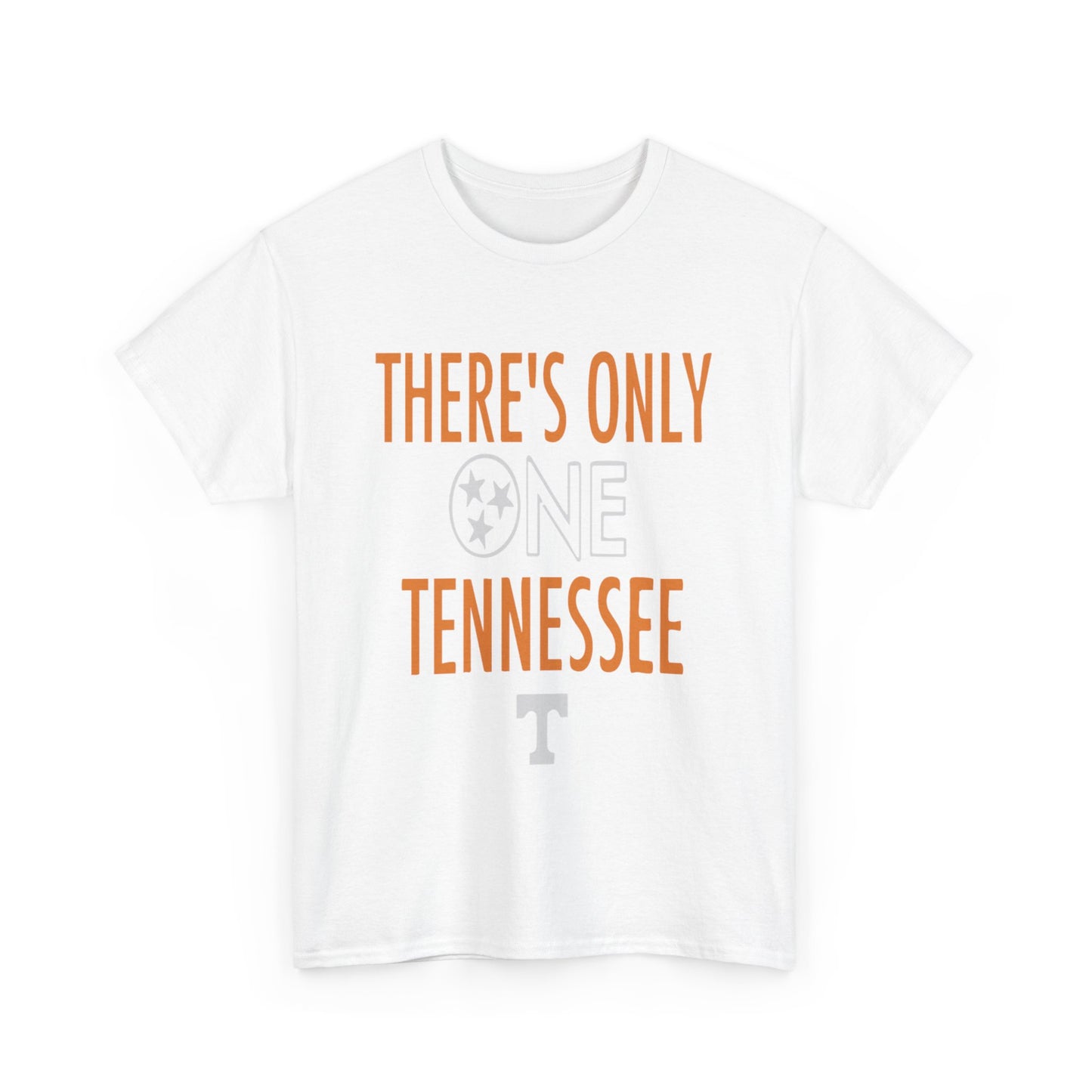 Tennessee Pride Tee, Unisex Heavy Cotton Tee, Tennessee Fans Gift, College Sports Apparel, Casual Everyday Wear, State Pride Shirt