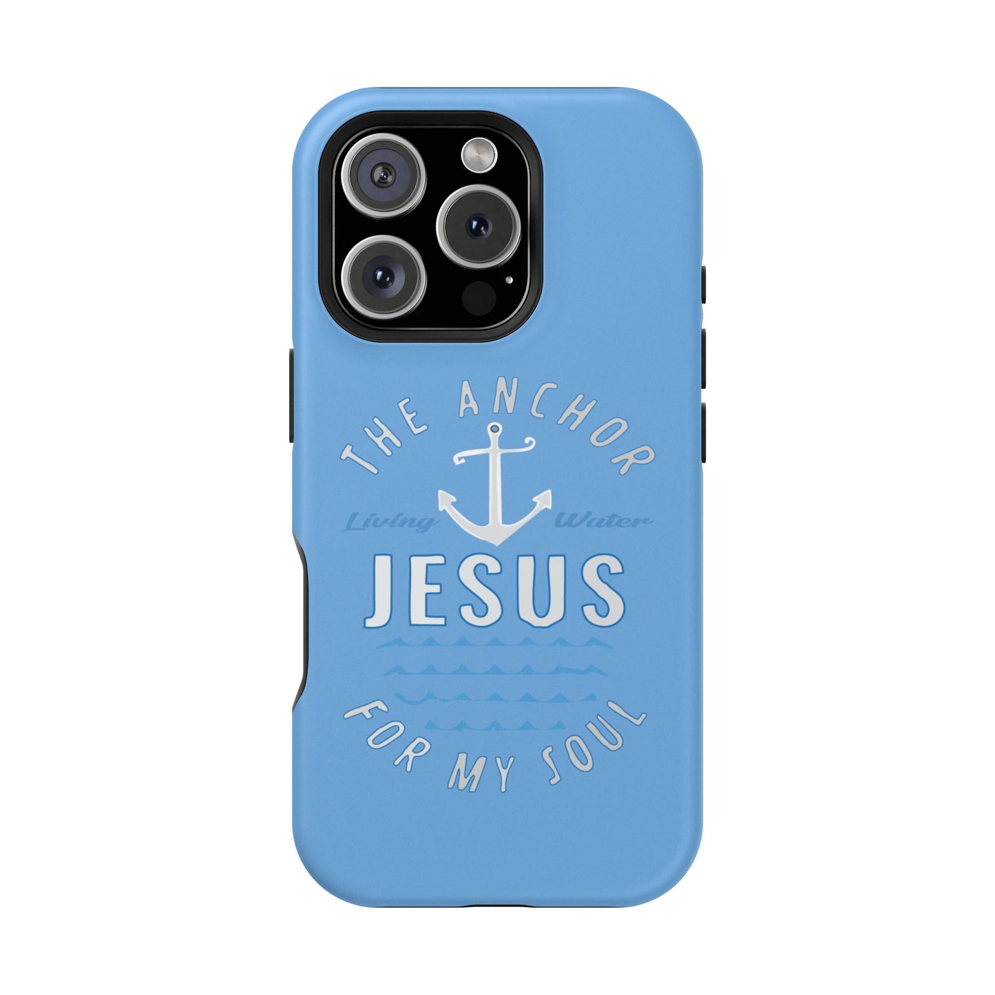 Jesus Anchor Phone Case, Christian Tech Accessories, Inspirational Gifts, Unique Phone Covers, Faith-Based Decor