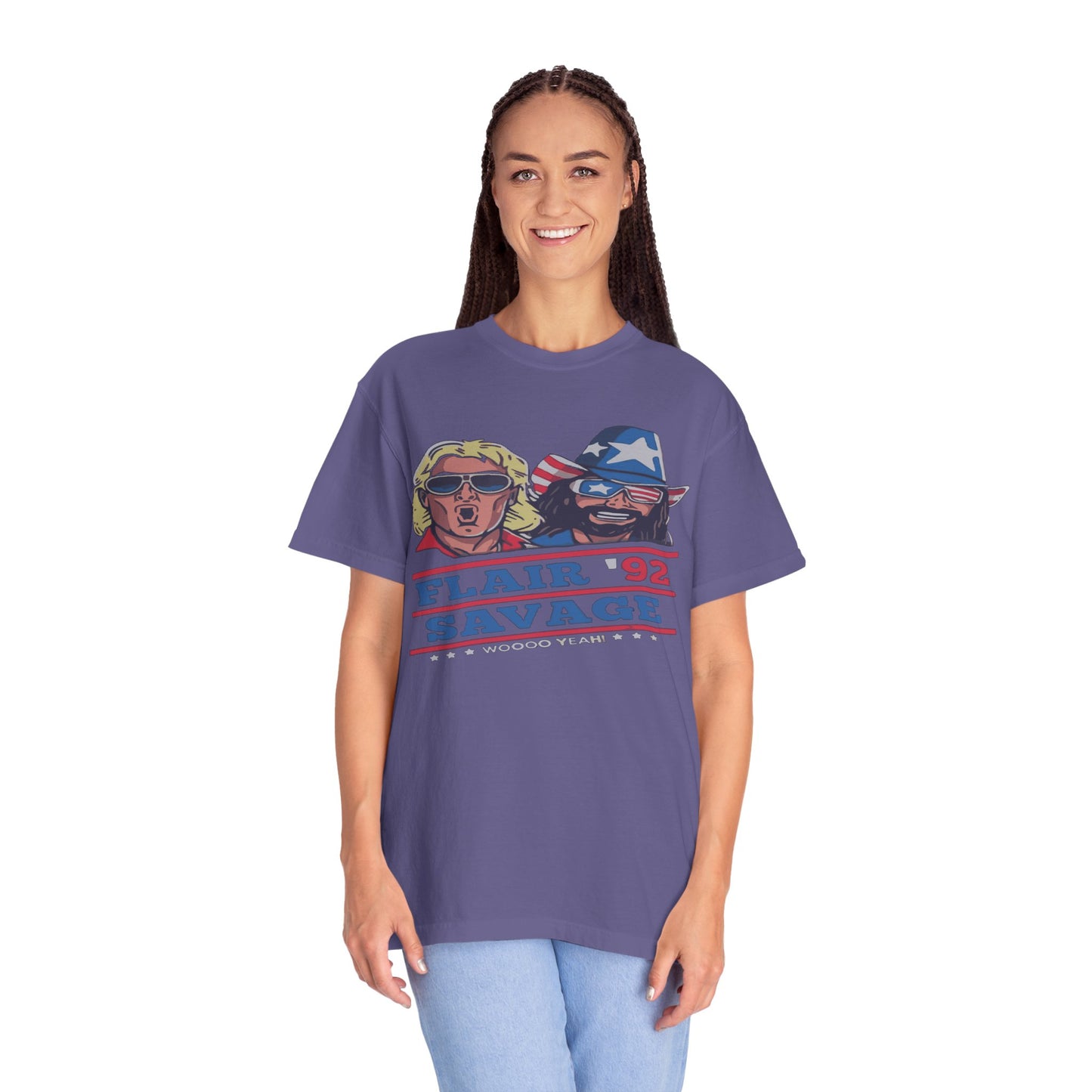 Retro Wrestling Fan T-Shirt, Unisex Graphic Tee, Flair Savage Shirt, Sports Fan Apparel, Vintage Style Gift