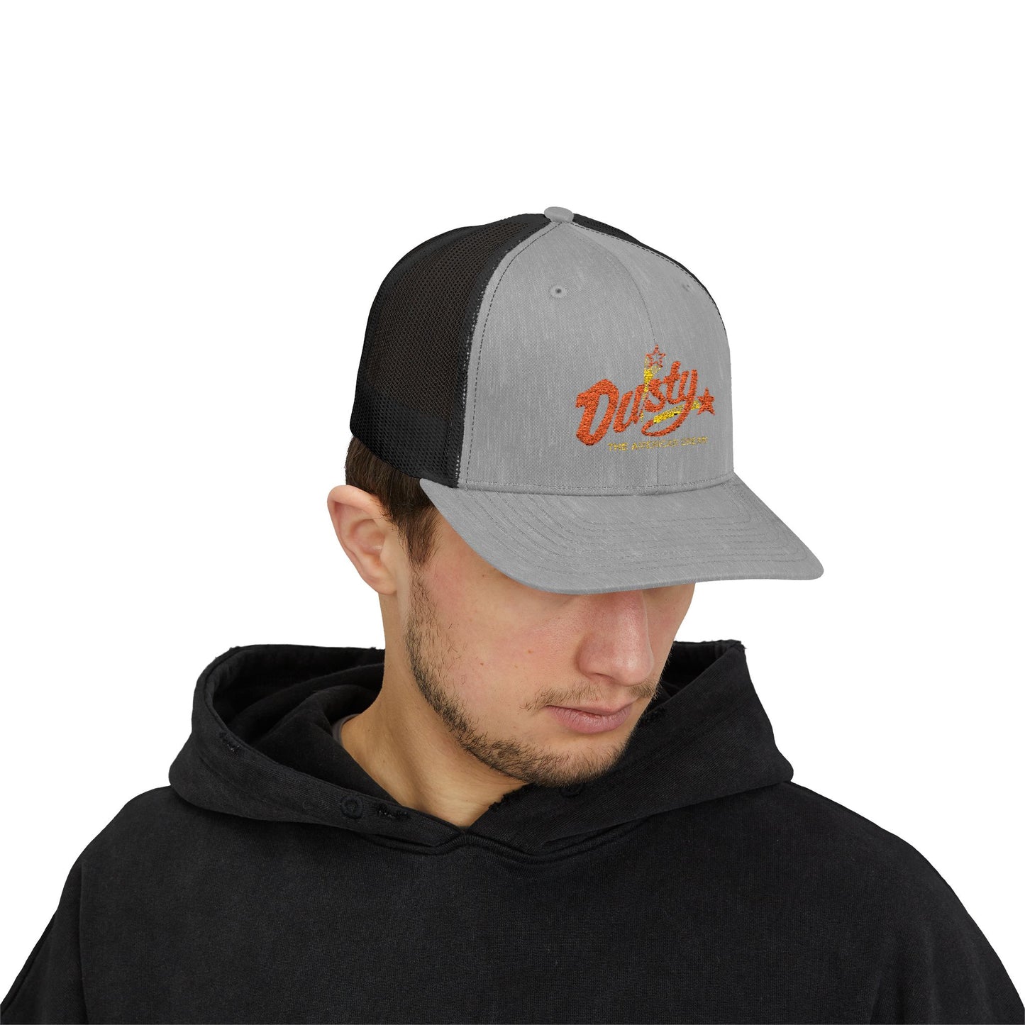 Dusty Snapback Trucker Cap, Trendy Hat, Gift for Him/Her, Casual Wear, Festival Accessory, Outdoor Style