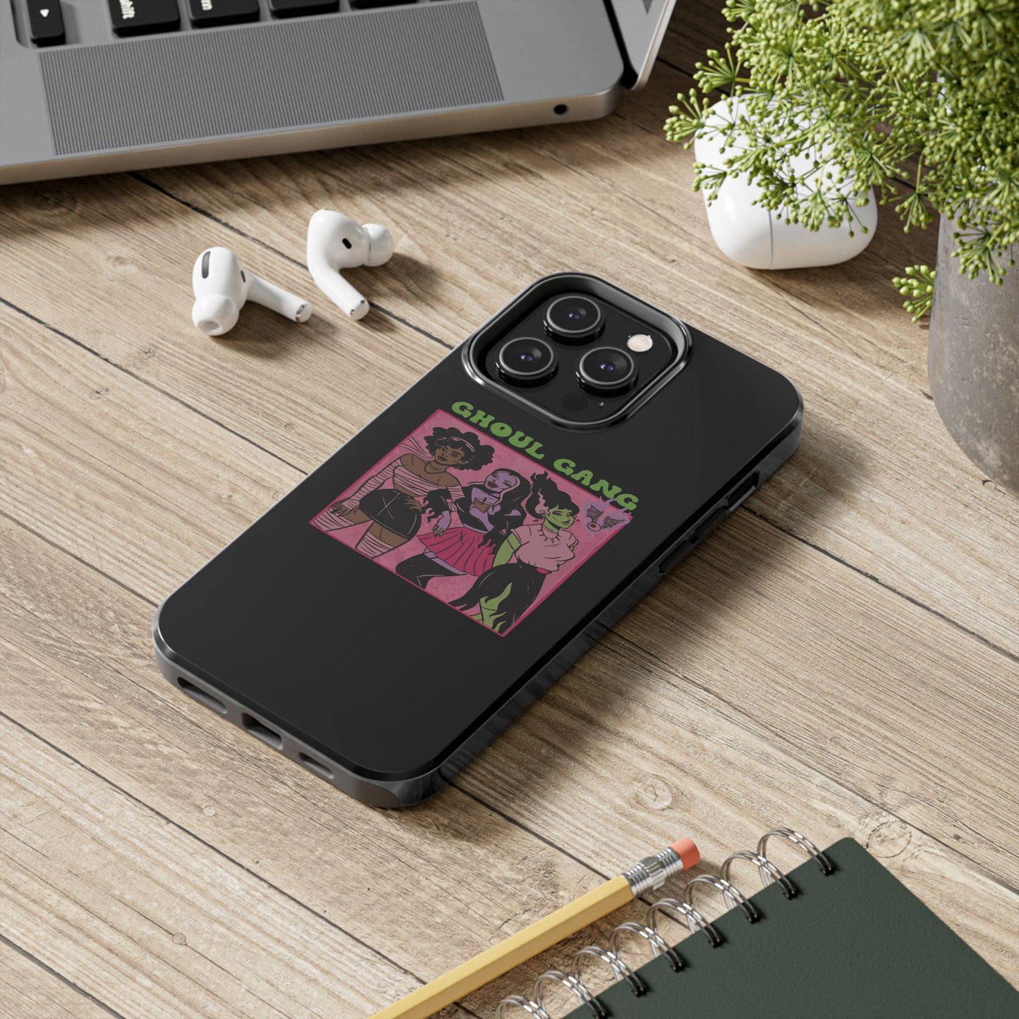 Ghoul Gang Tough Phone Cases | Unique Halloween Phone Cover, Cute Protective Case, Trendy Gift for Goth Fans, Spooky Style Accessory