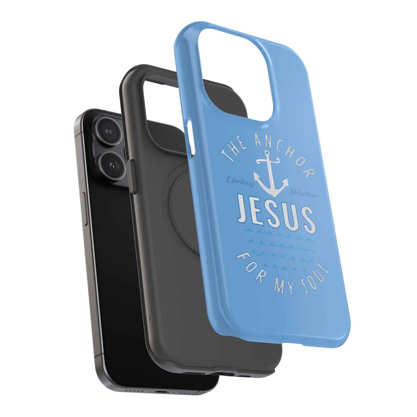 Jesus Anchor Phone Case, Christian Tech Accessories, Inspirational Gifts, Unique Phone Covers, Faith-Based Decor