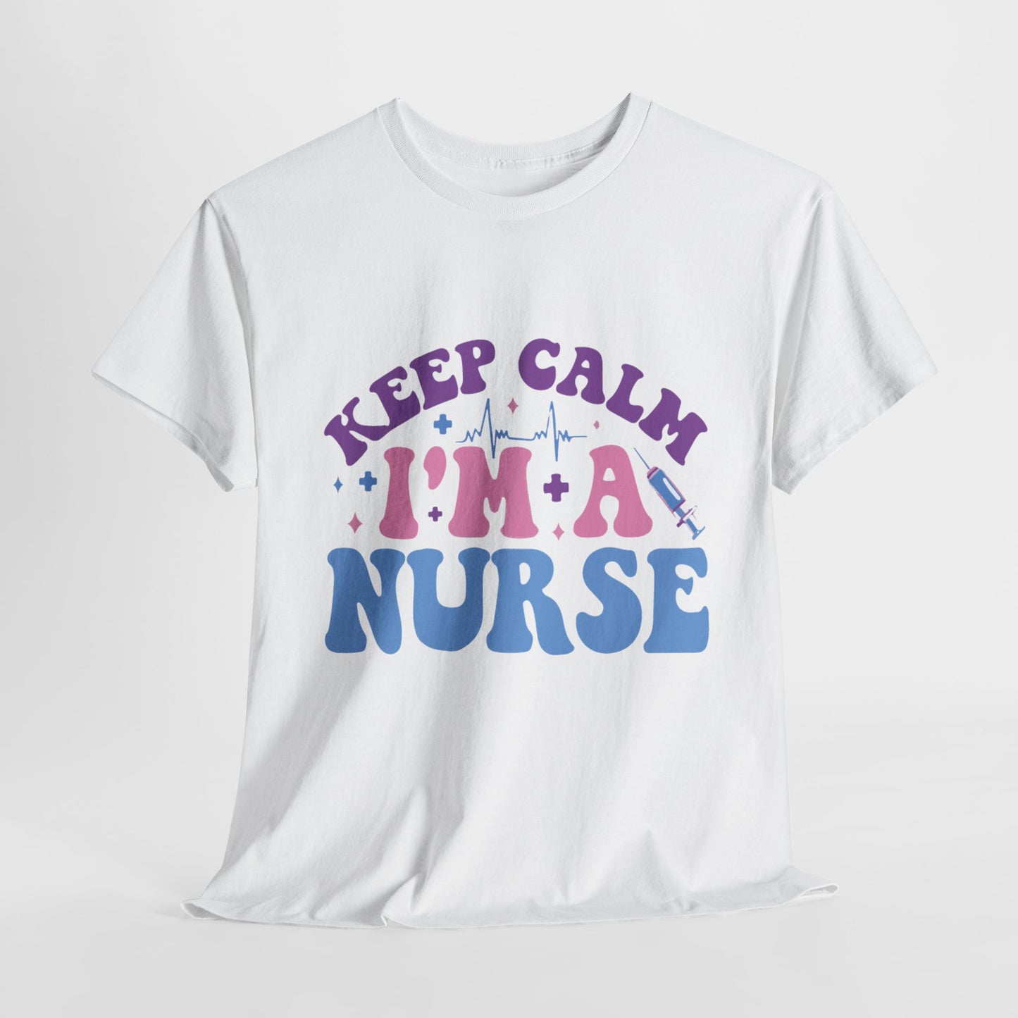 Nurse Appreciation Heavy Cotton Tee, Funny Nurse Gift, Medical Humor Shirt, Nurse Day Celebration Tee, Caregiver Outfit
