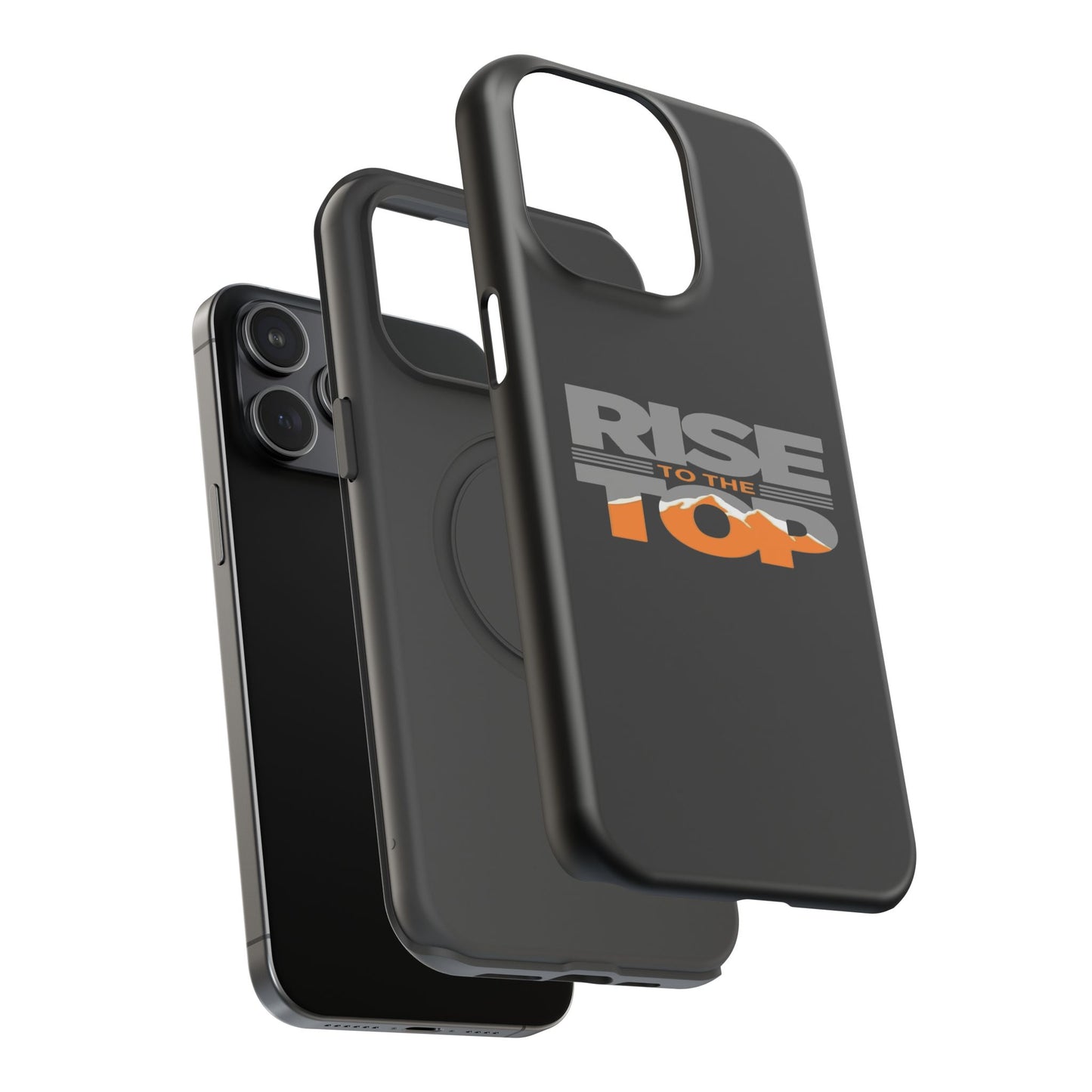 Impact-Resistant Phone Case - Rise to the Top, Durable Phone Cover, Gift for Motivational Quotes Lovers, Trendy Tech Accessories